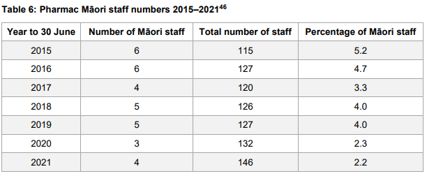 Māori staff at Pharmac. Image / Supplied