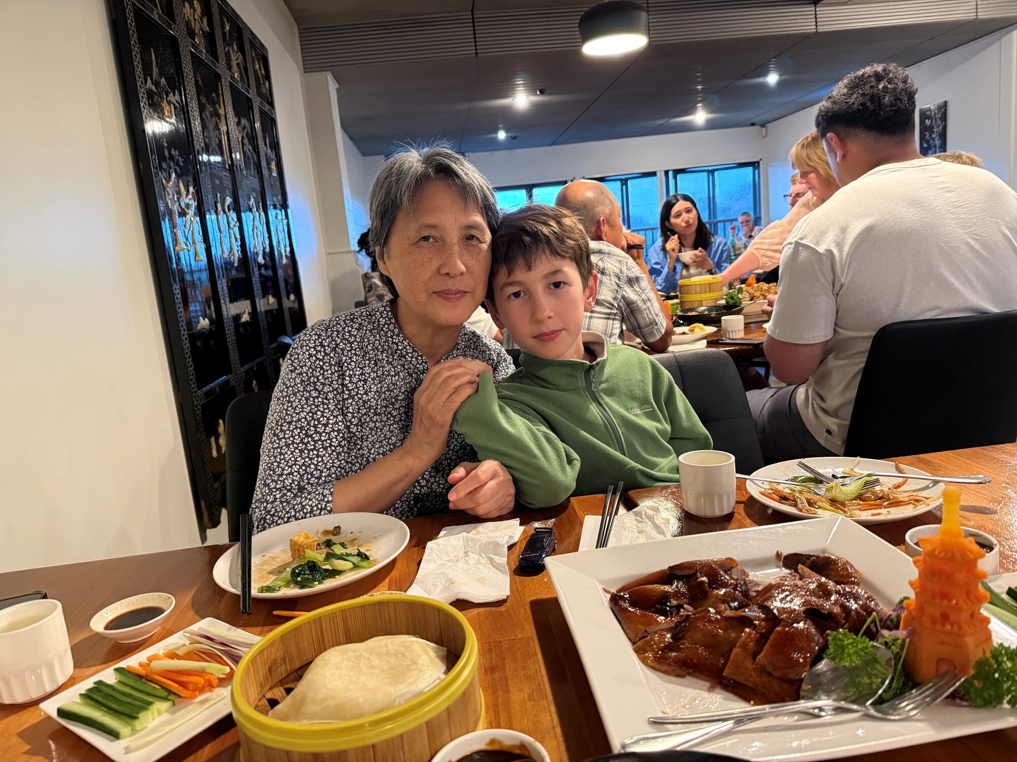 Yao Fang, 71, and Austen Keith Richardson, 10. Photo / New Zealand Police
