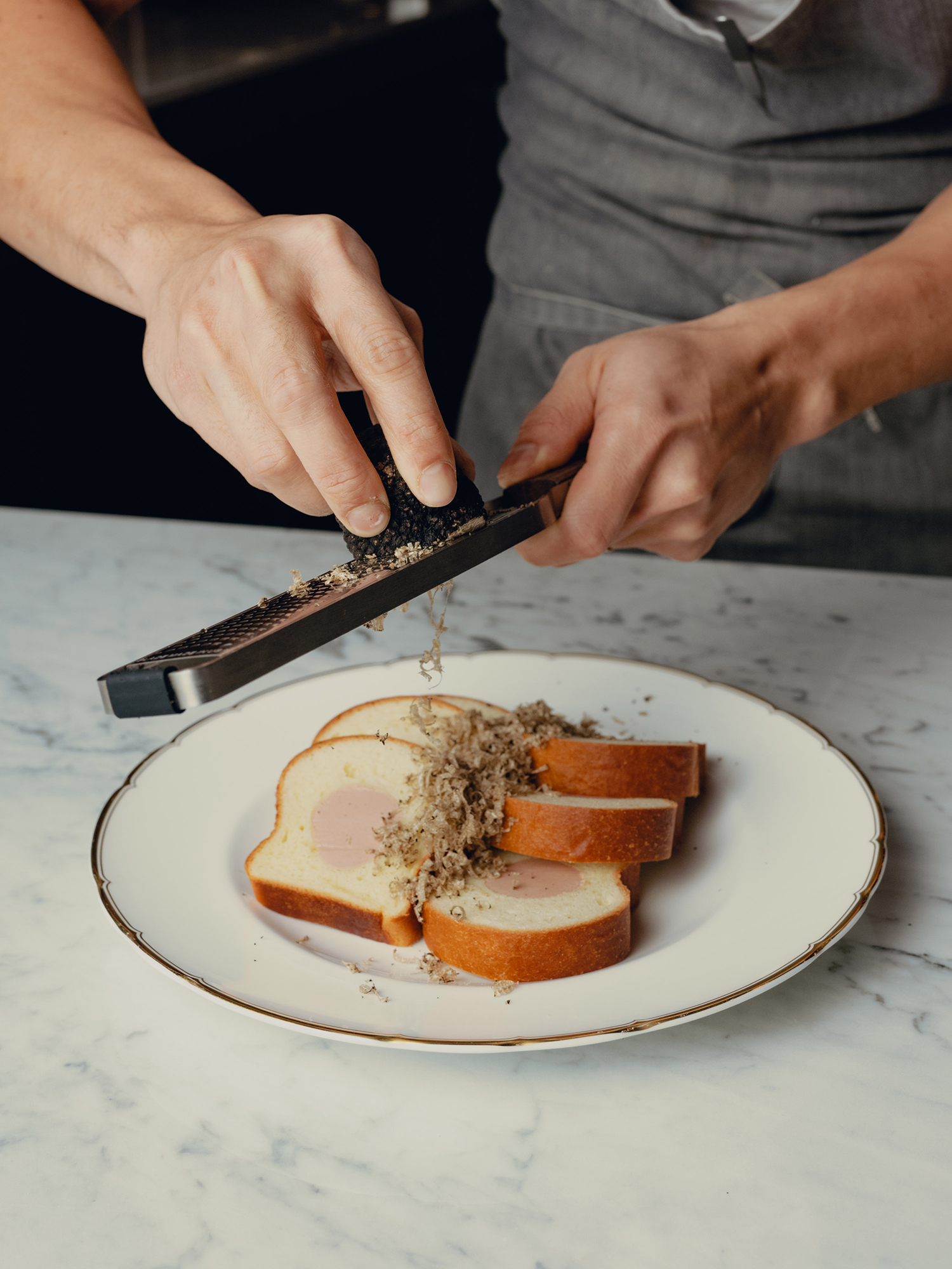 The Foie de poulet Strasbourgeoise served at Pasjoli, a French restaurant in Santa Monica, California. Photo / Rozette Rago, The New York Times