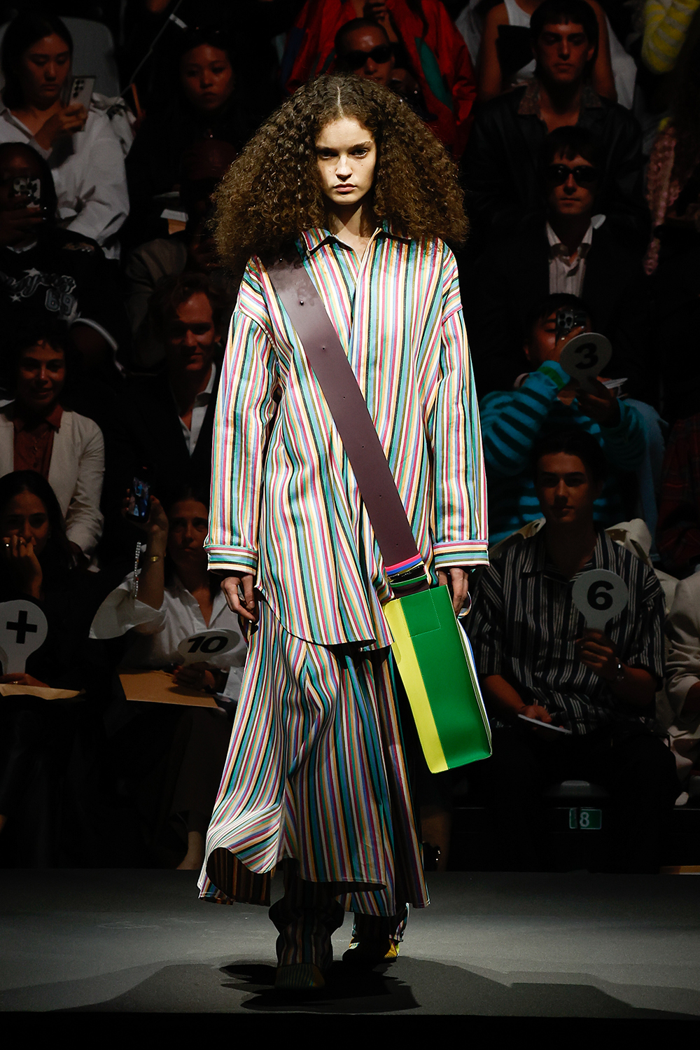 A model on the runway at the Sunnei spring/summer 2024 show. Photo / Getty Images