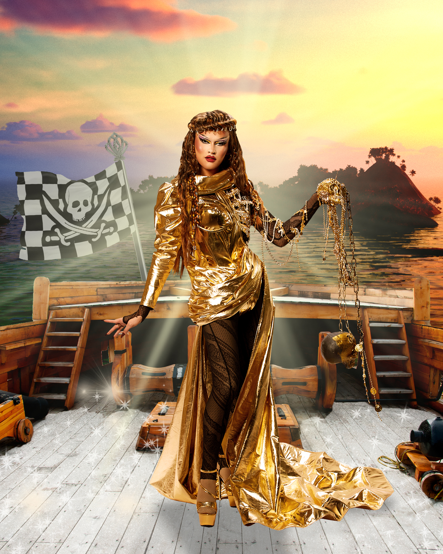 Flor is currently a contestant on Ru Paul’s Drag Race Down Under, which can be watched on TVNZ+.