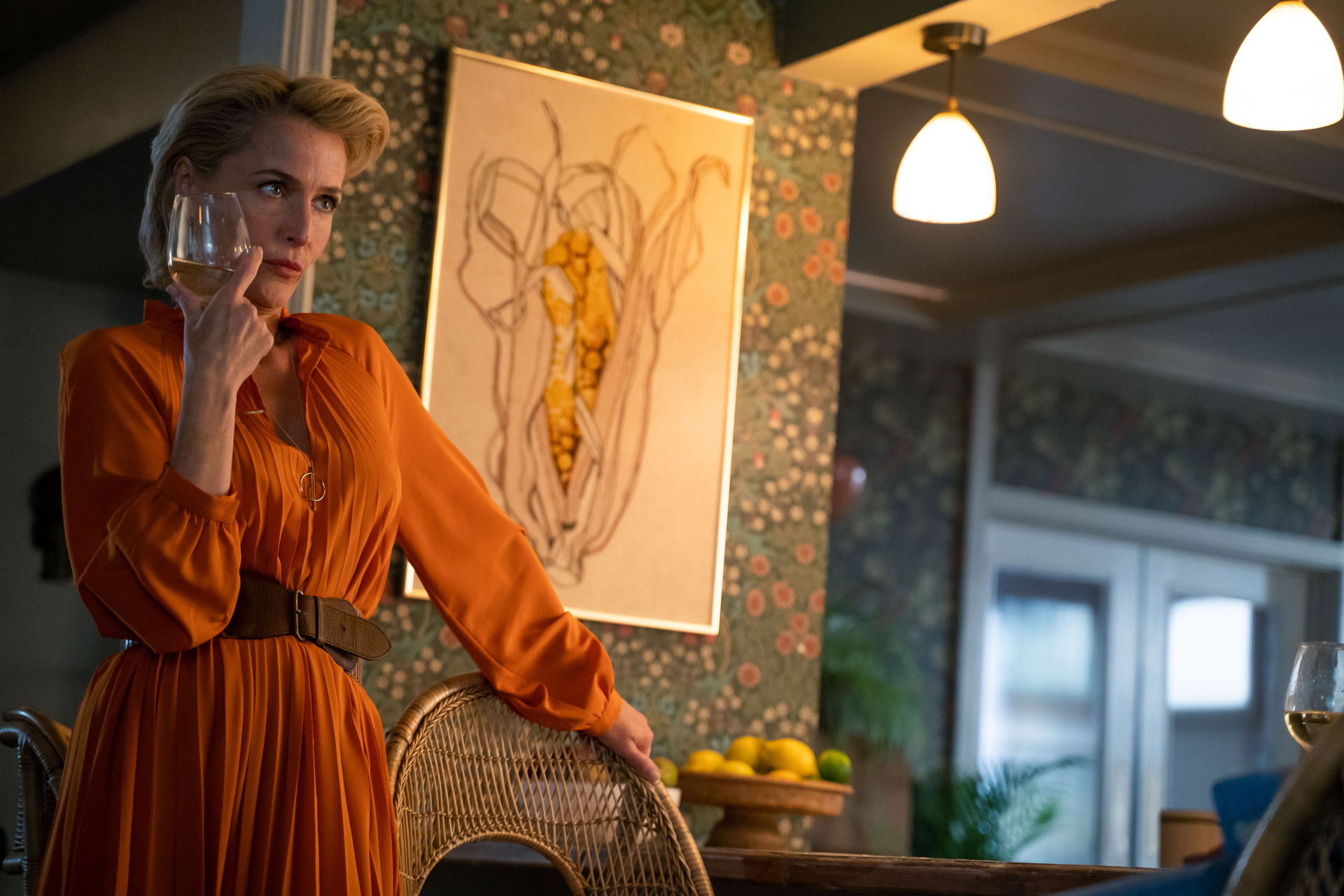 Gillian Anderson in season two of 'Sex Education'. Photo / Supplied