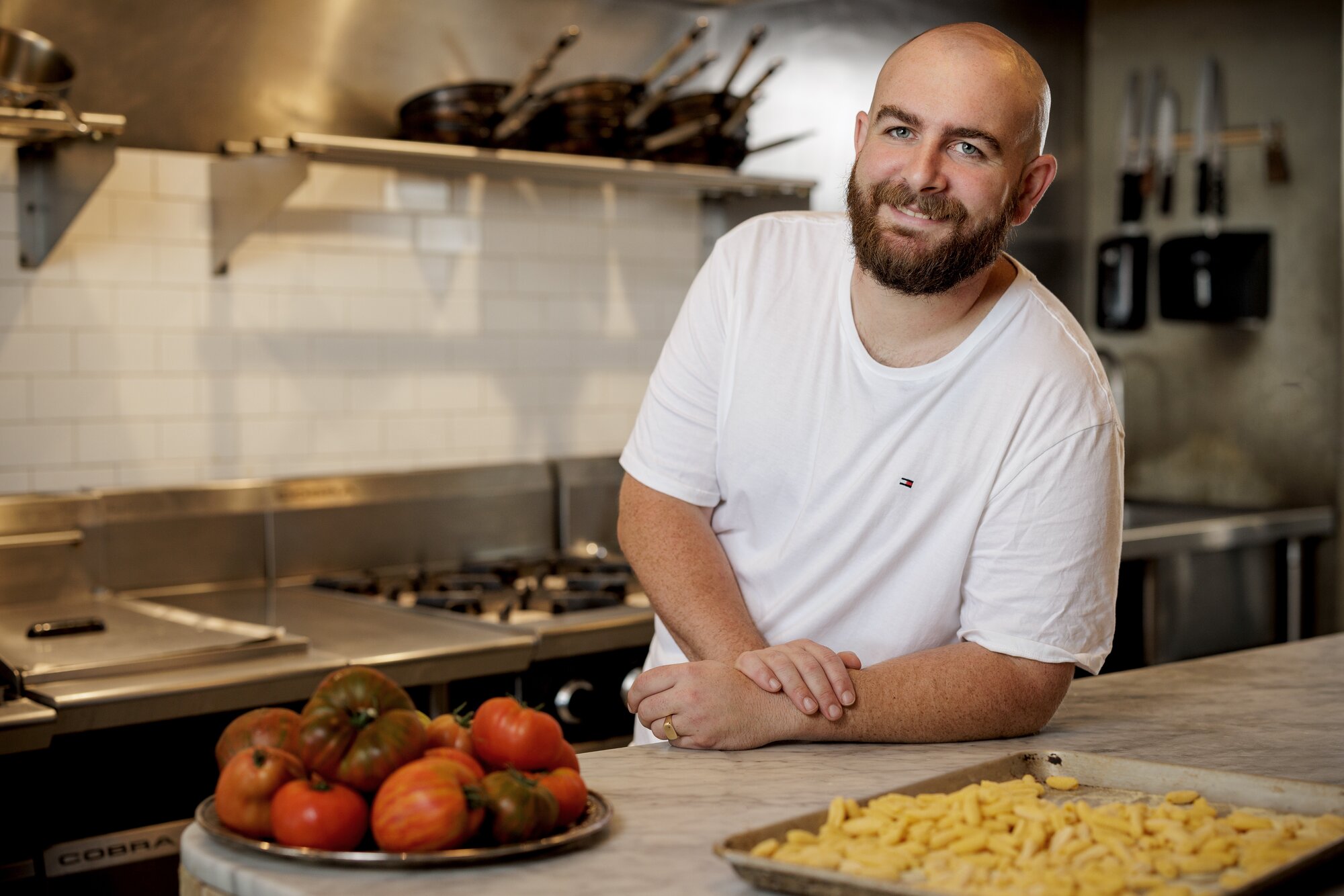 Jordan helms the kitchens. Photo / Babiche Martens