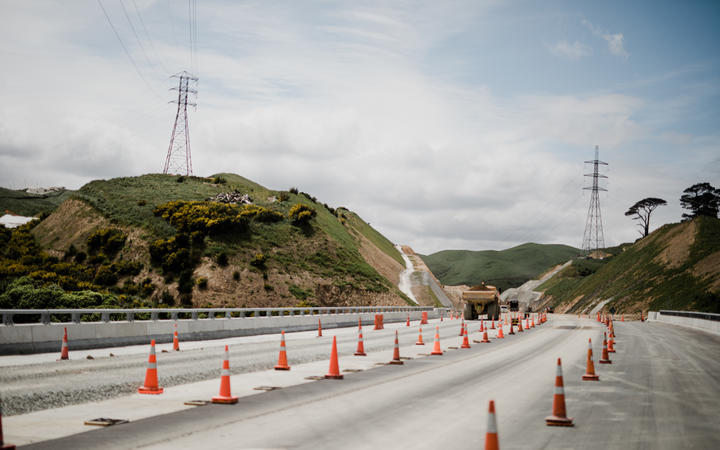 The 27-kilometre stretch of motorway was supposed to cost $850 million but has now exceeded a budget of $1.25 billion. Photo / RNZ, Dom Thomas