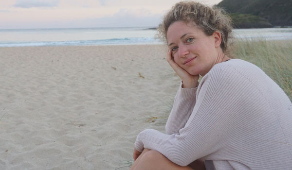 Petrina Darrah tried to work remotely from her van. Photo / Supplied