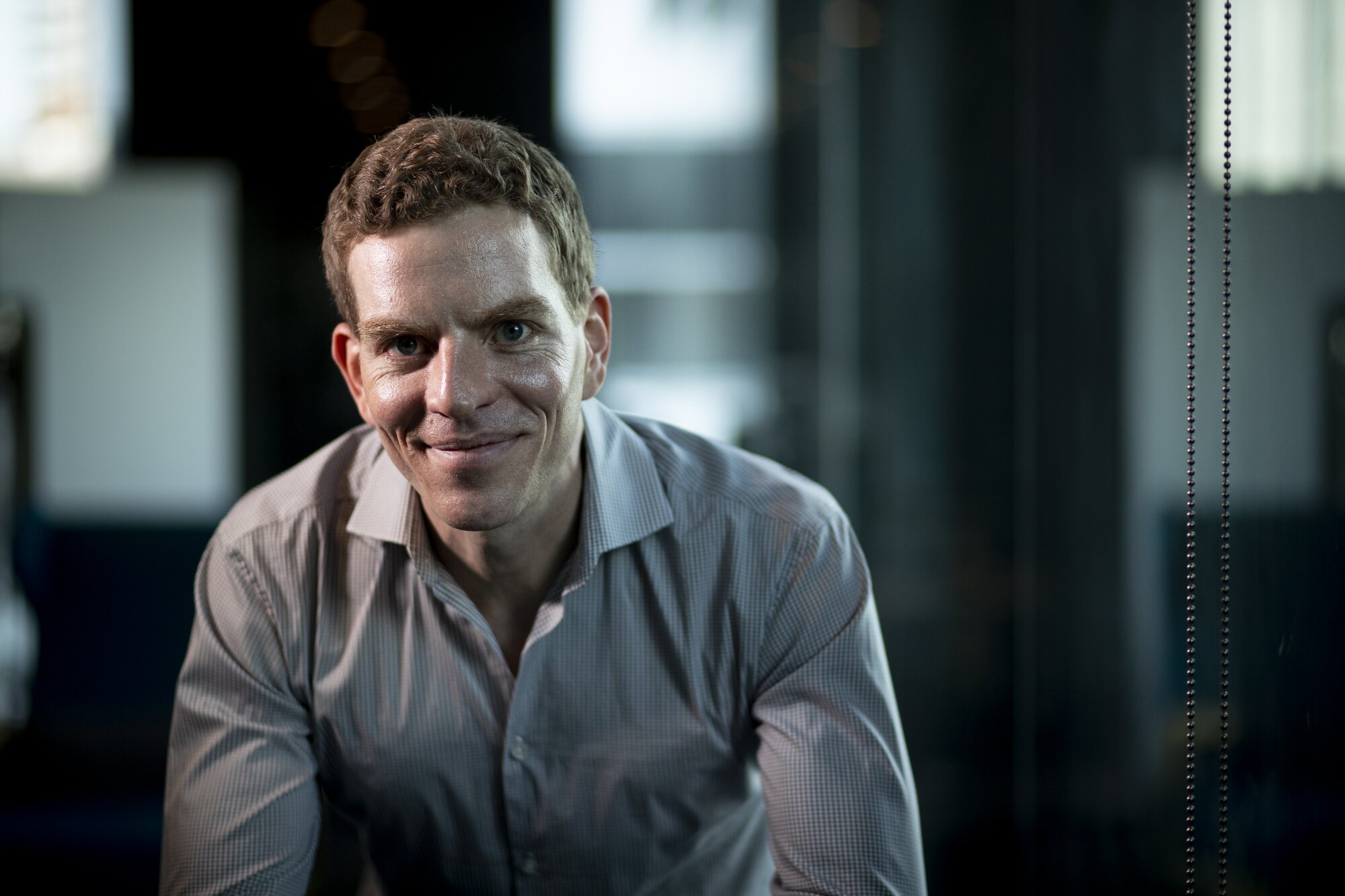 Dave Ferguson, the Kiwi founder of US self-driving car startup called Nuro, pictured during a September 2022 visit to the Herald's office in Auckland. Photo / Dean Purcell.