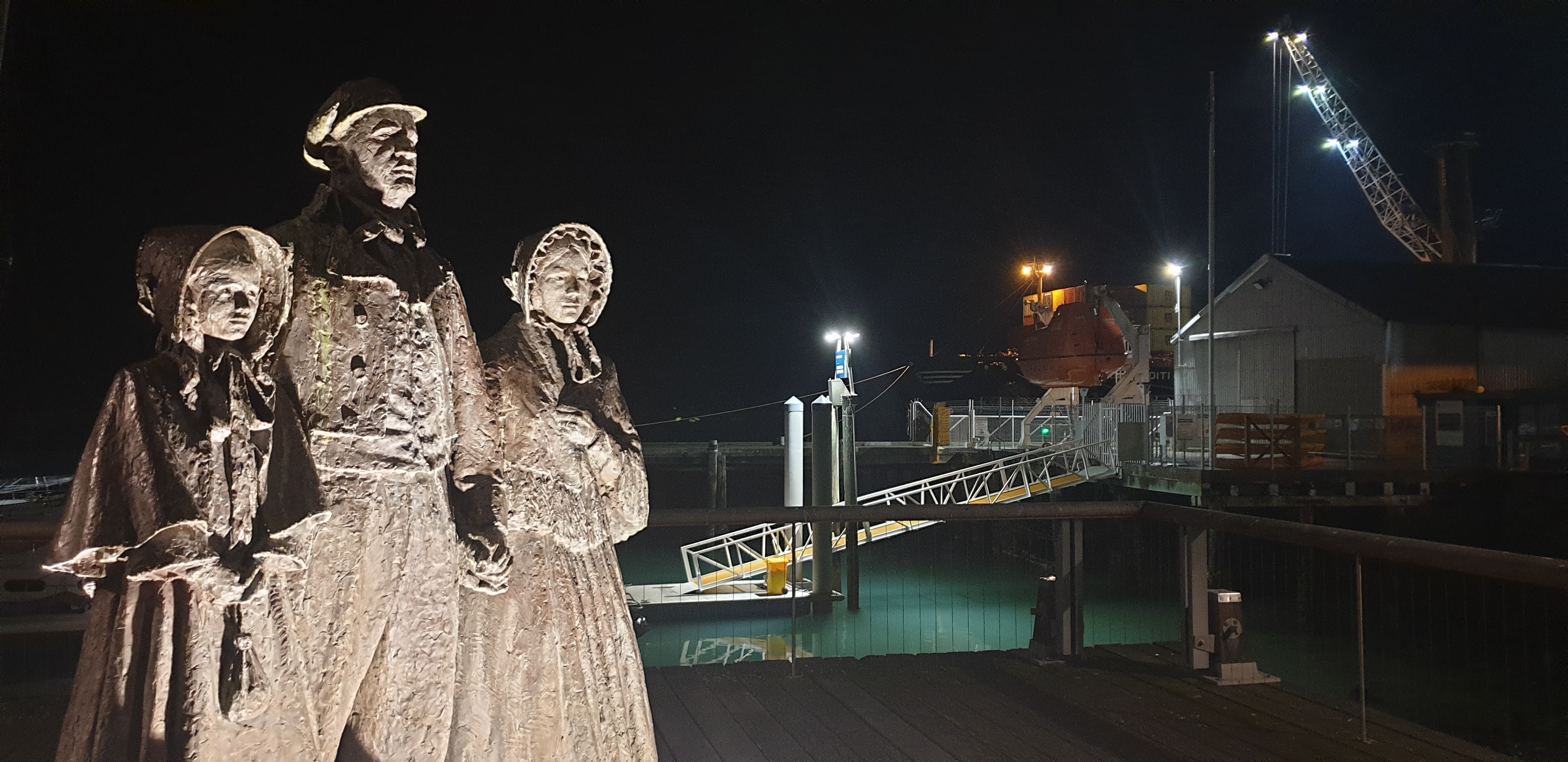 The early settlers memorial on the Nelson waterfront, near where the first English colonists stepped ashore in the early 1840s. Promises made then over land remain unresolved. Photo / Tracy Neal