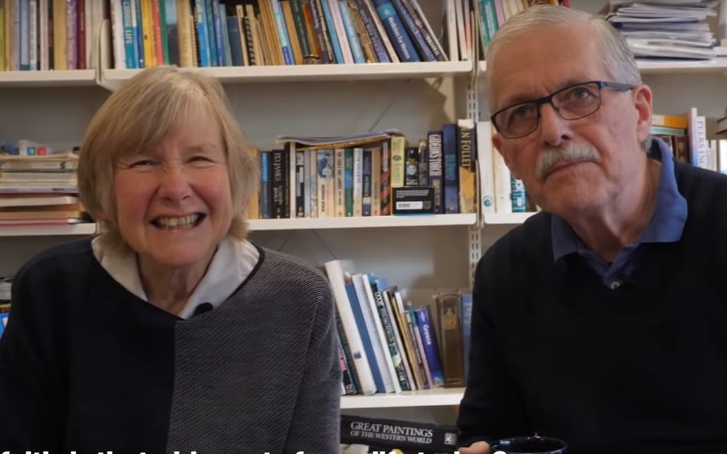 Andrew Bagshaw's parents Dame Sue and Phil. Photo / RNZ