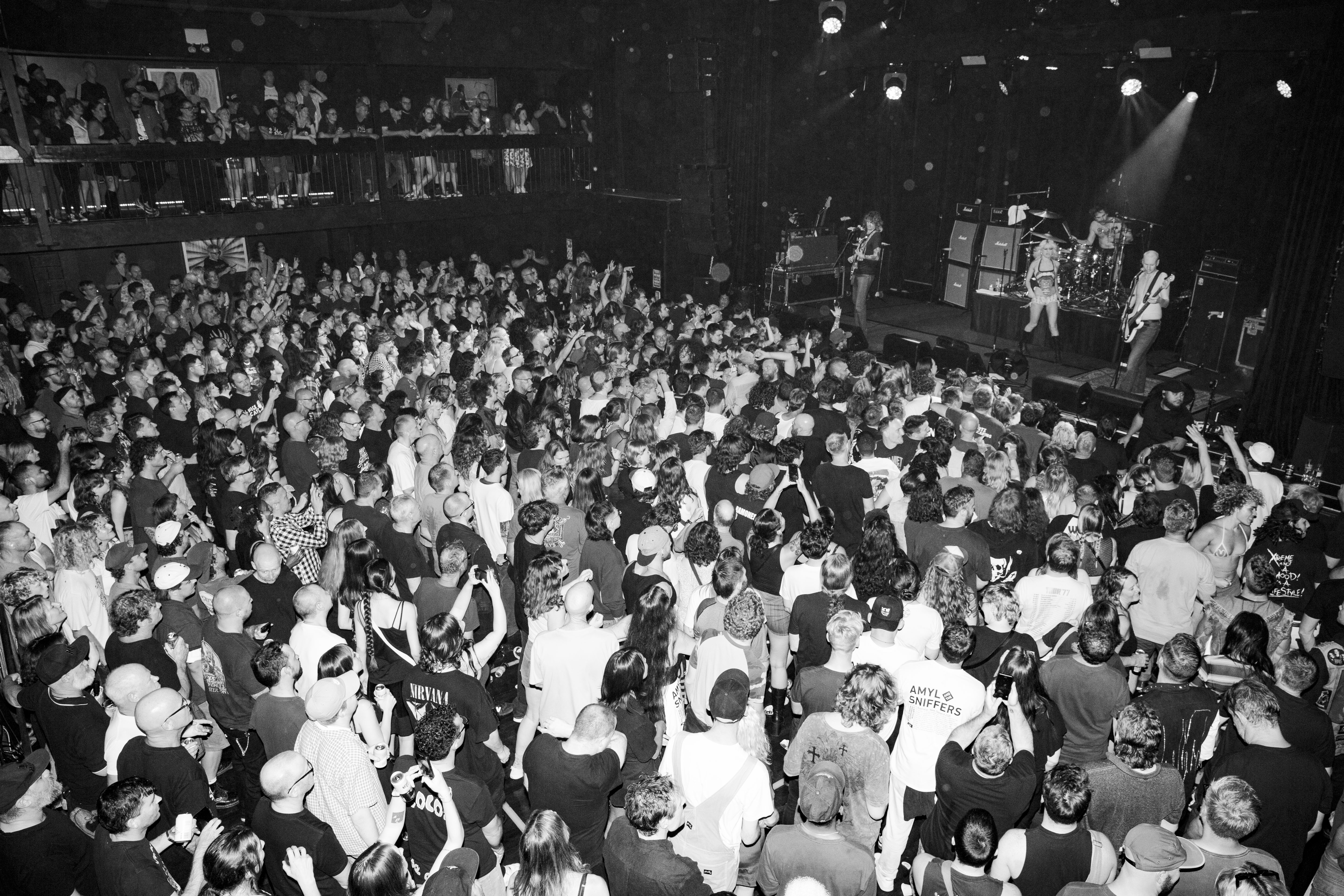 Saturday night's concert saw a packed crowd at the Powerstation. Photo / Dougal Gorman