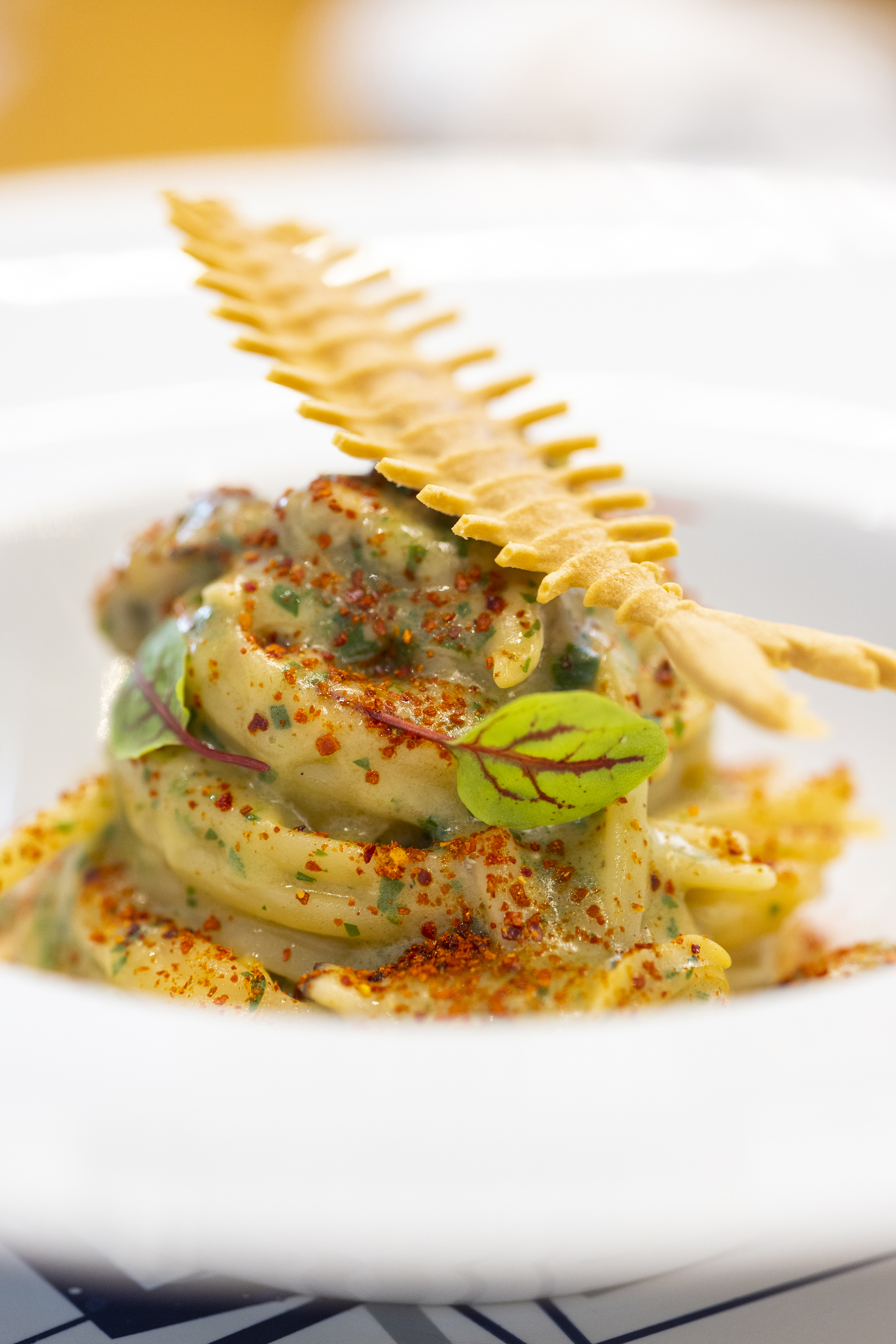 Linguine with clams at the Sea Front Pasta Bar in Naples. Photo / Roberto Salomone, The New York Times