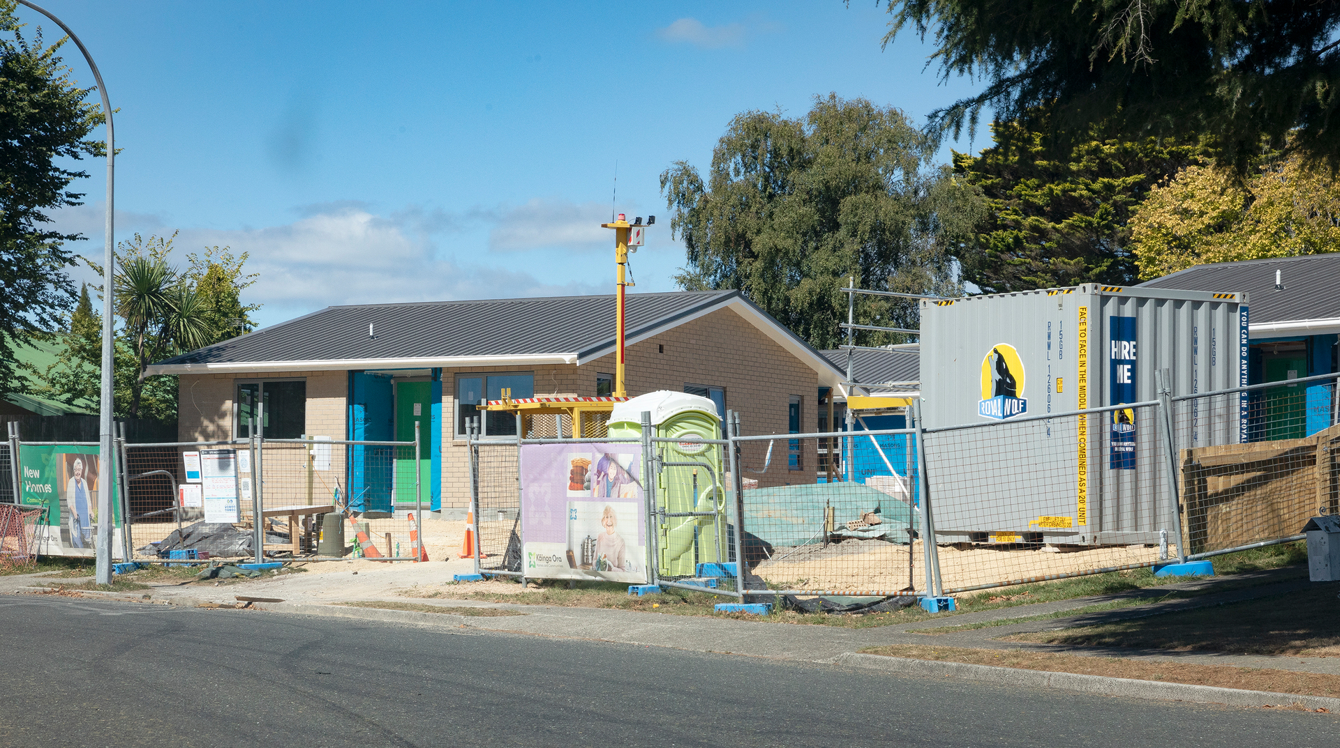 Public housing being built in Rotorua. Photo / Andrew Warner
