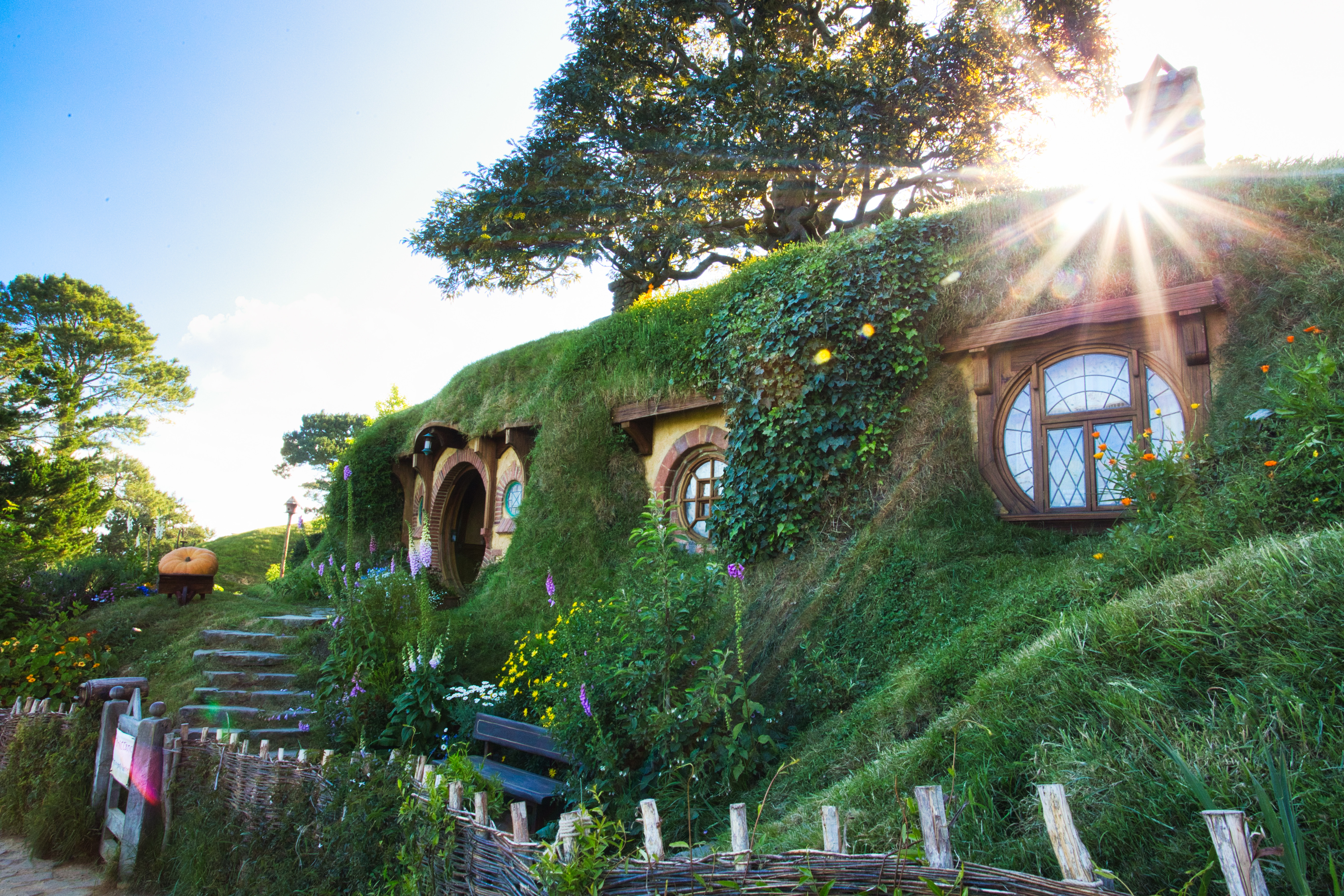 Visit the Hobbiton Movie Set in Matamata. Photo / 123rf