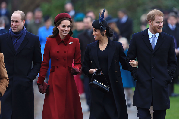 Meghan Markle and Kate Middleton took out the top spots. Photo / Getty Images
