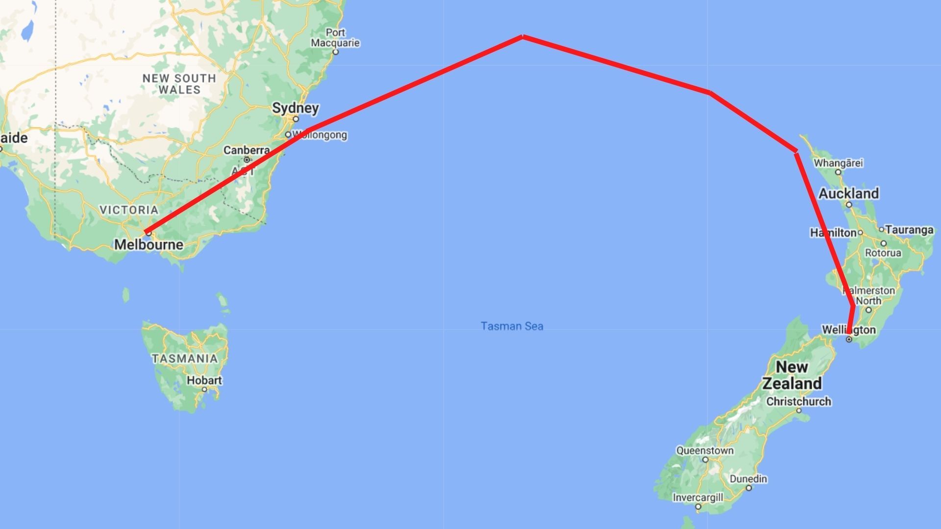 Why this Qantas flight took a 870km detour from Wellington to