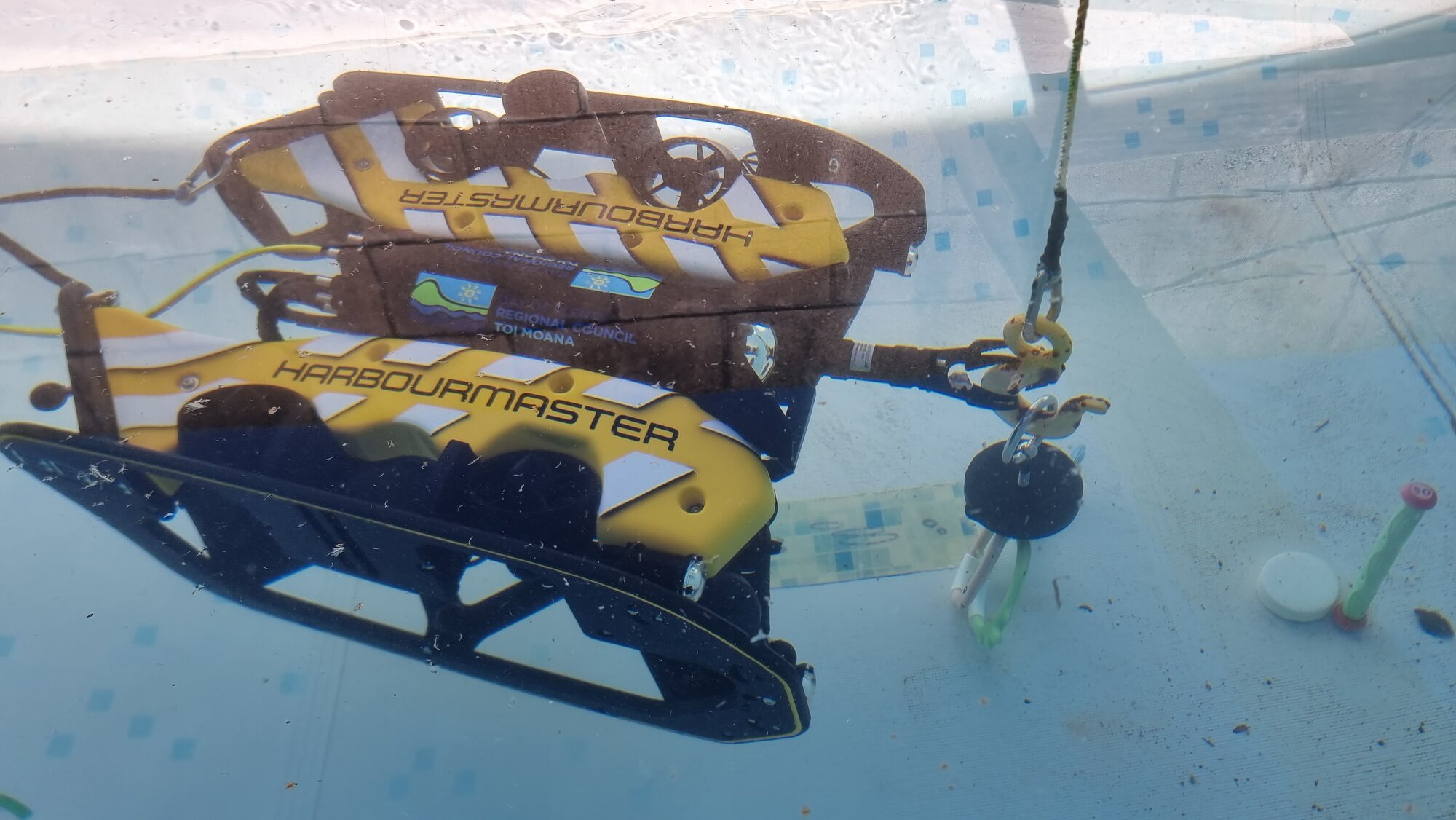Bay Dynamics' uncrewed underwater vehicle unit 303, designed for use by local authorities, law enforcement agencies and emergency services.