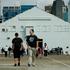 Members of the public wander along Queens Wharf. Photo / Dean Purcell