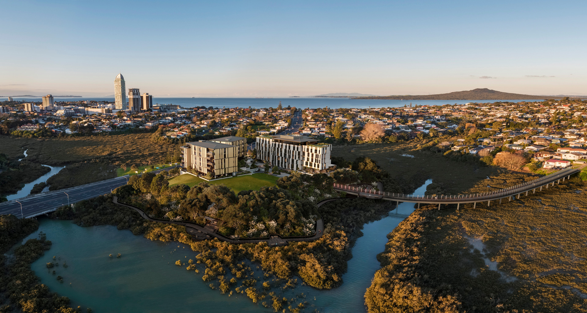 Essentially an 'island' site - plans for Amaia. Photo / supplied