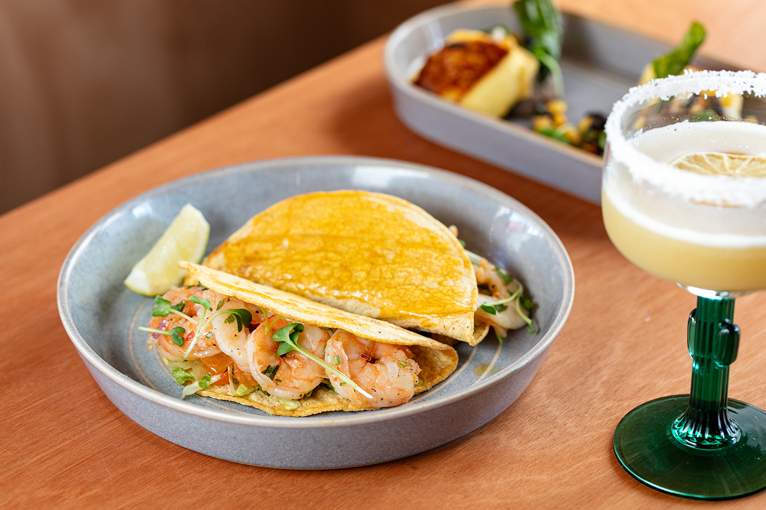 The prawn tacos. Photo / Babiche Martens
