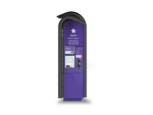An artist's impression of a new phone booth.