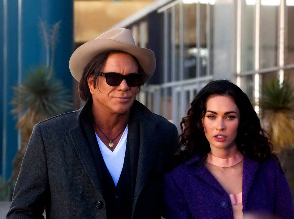 Mickey Rourke and Megan Fox in Passion Play.