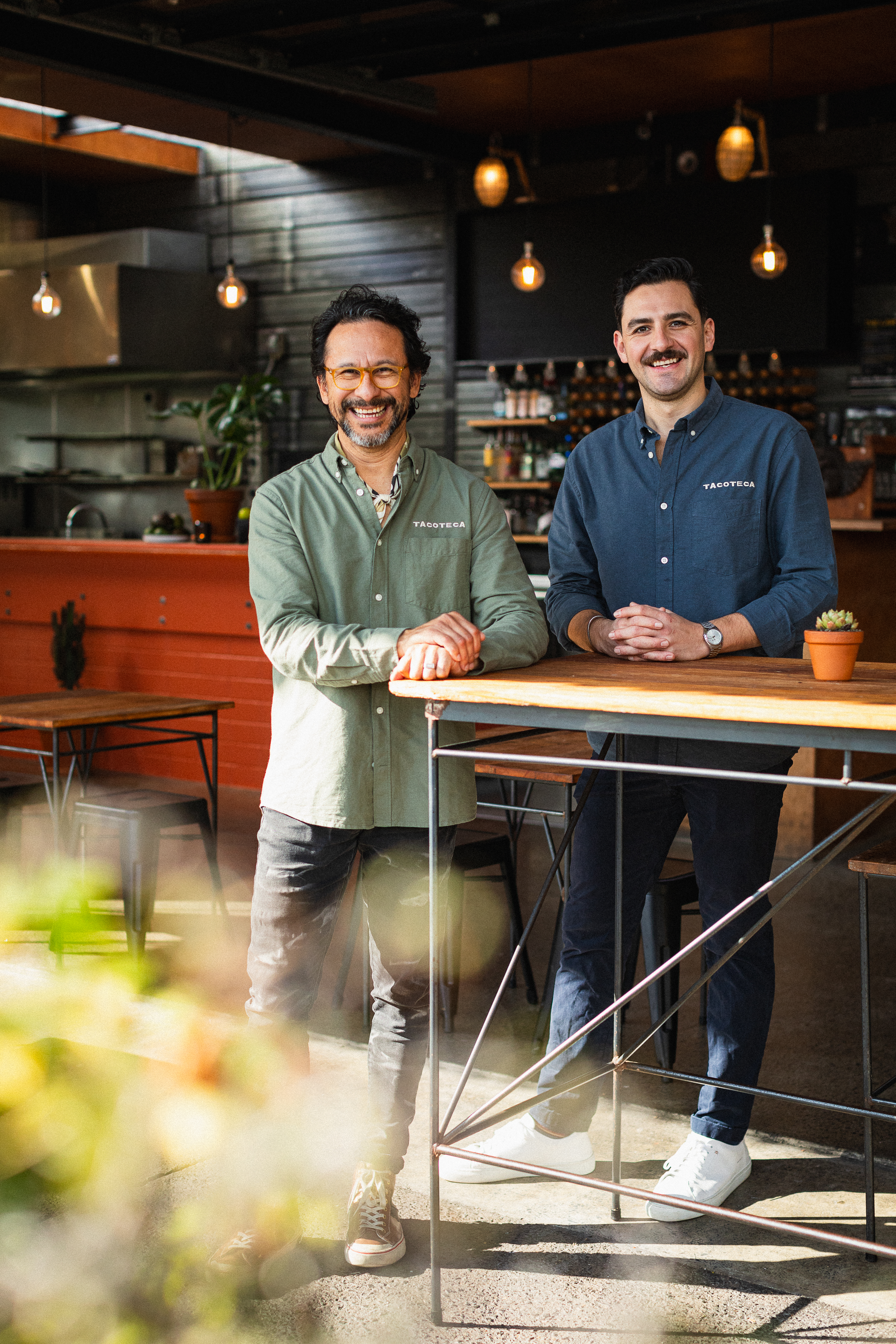 Edmundo Farrera (left) and Jean Brito from newly opened Tacoteca. Photo / David Marano 