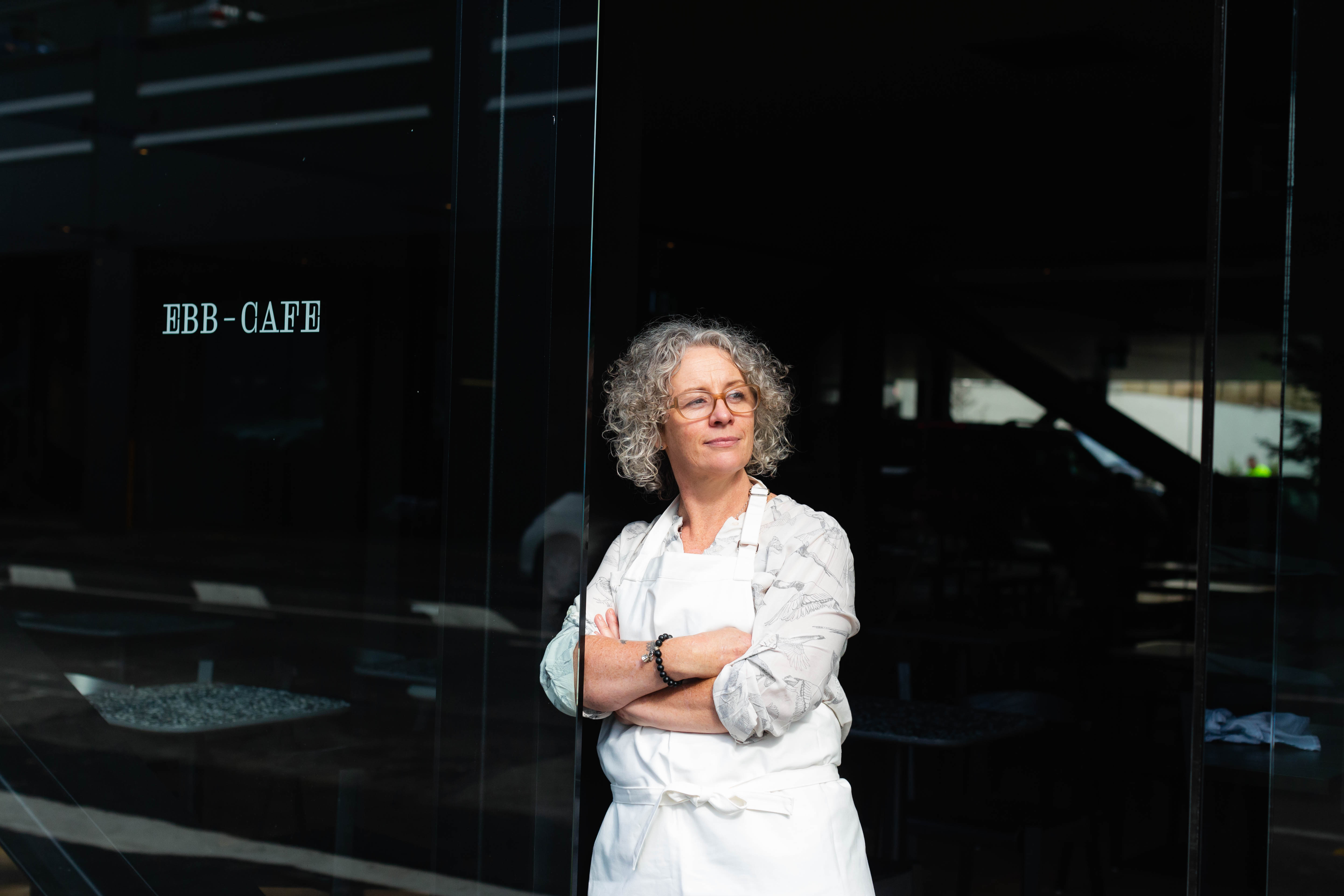 Alison Lambert at Ebb Cafe. Photo / Jeremy Hooper
