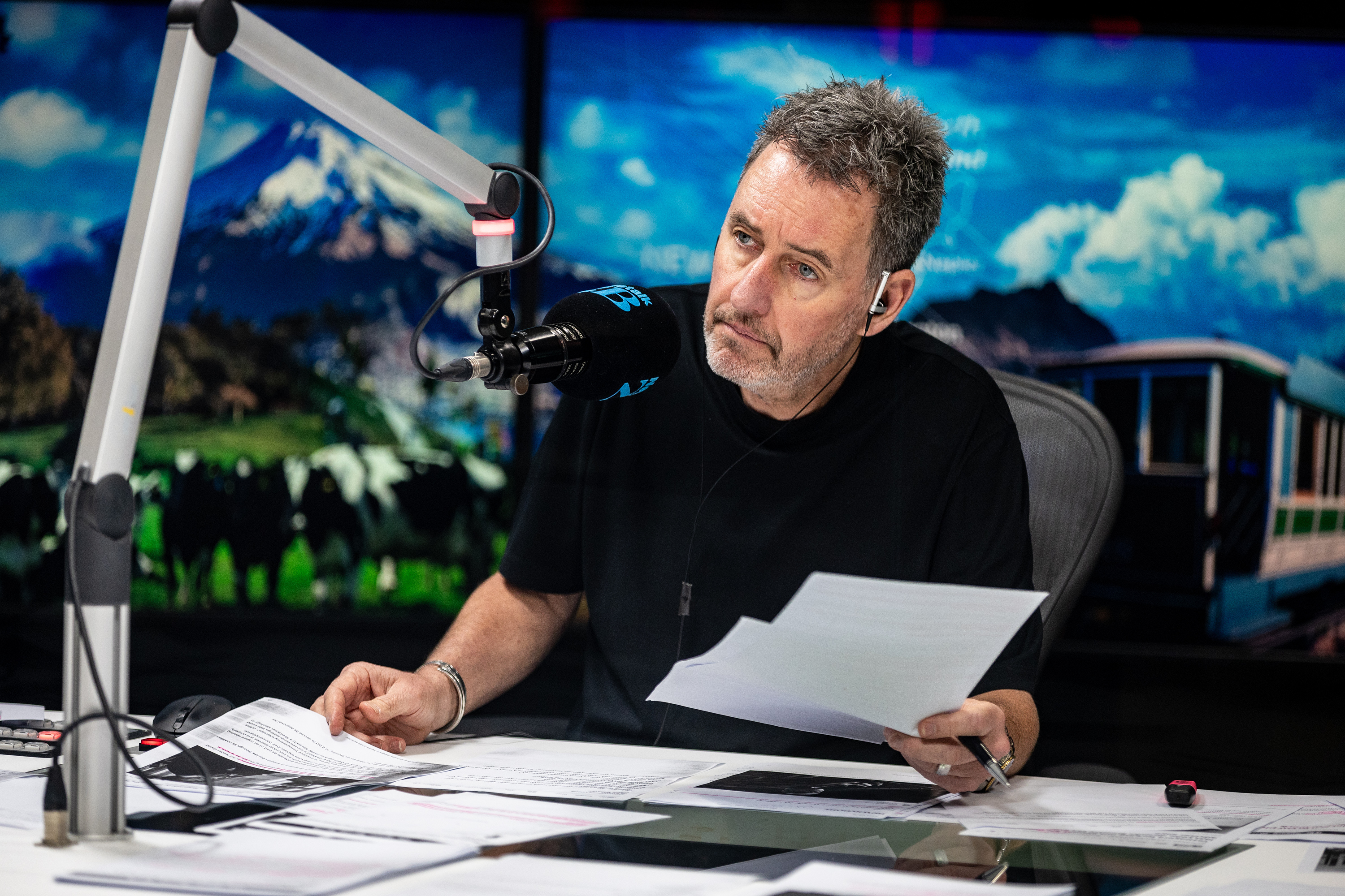 Newstalk ZB breakfast host Mike Hosking. Photo / Michael Craig

