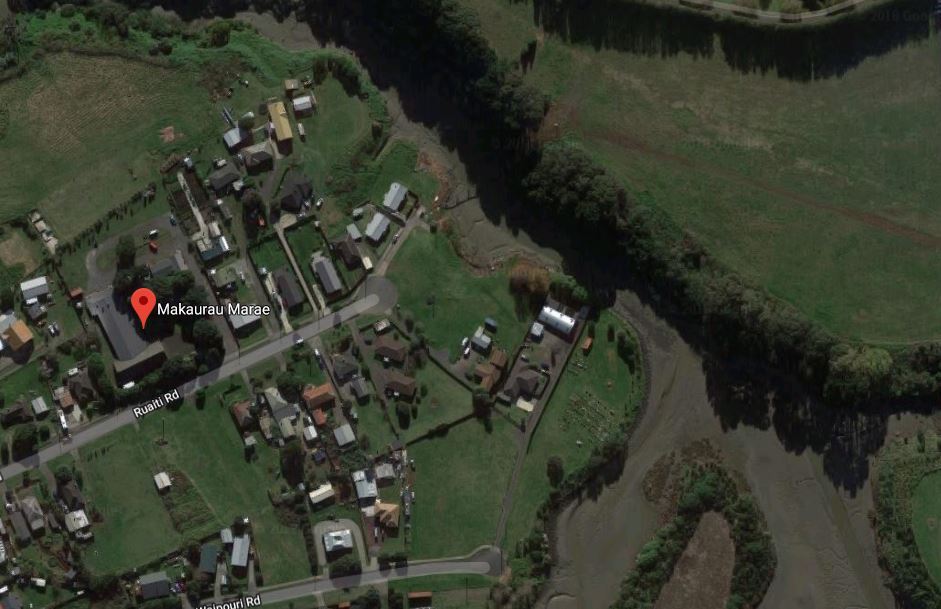 The urupā at Makaurau Marae in Māngere on the banks of the tidal Ōruarangi awa. Photo / Google