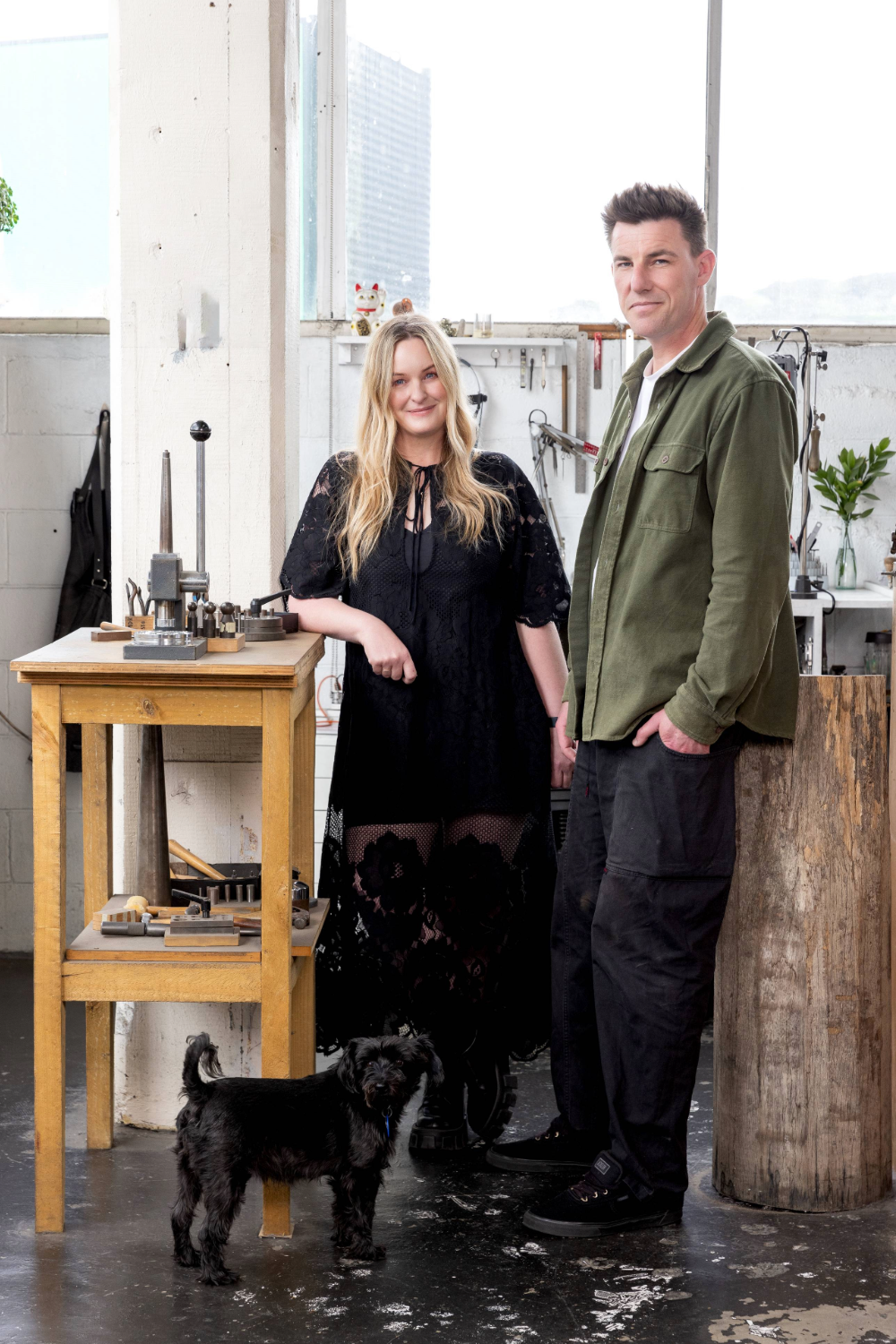 After almost two decades of professional and personal partnership, Claire and Greg say the Meadowlark brand has matured alongside them.  Photo / Babiche Martens