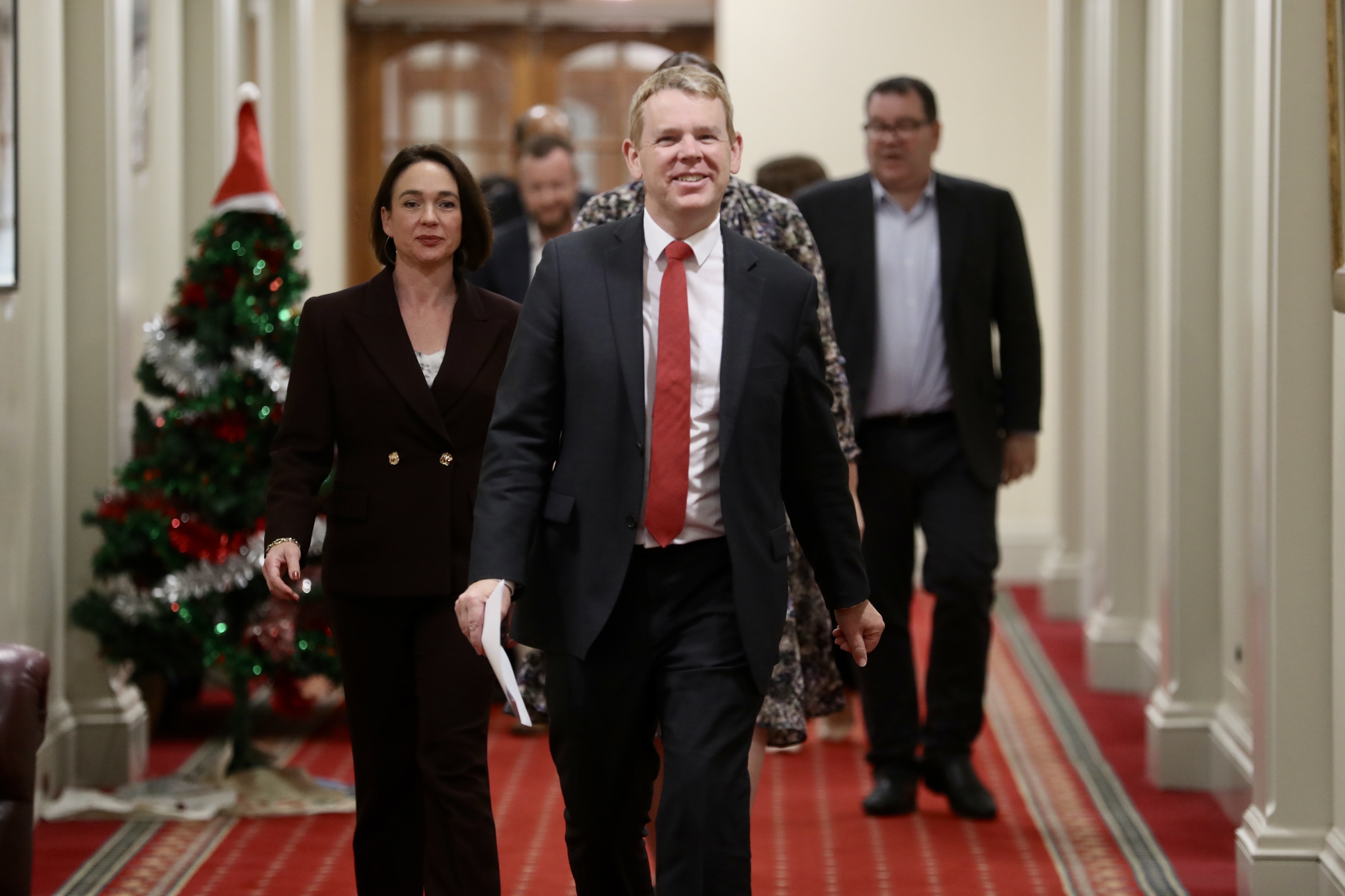 Chris Hipkins said Labour had work to do to get New Zealanders to support them again. Photo / Mark Mitchell