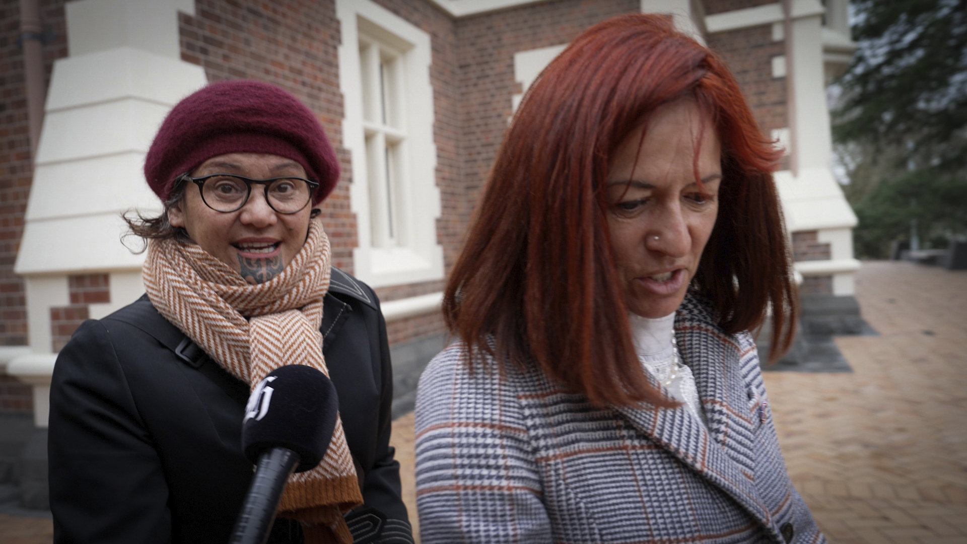 Darleen Tana (left) and lawyer Sharyn Green raised no issue in the High Court at Auckland with an interim injunction remaining in place. Photo / Carson Bluck