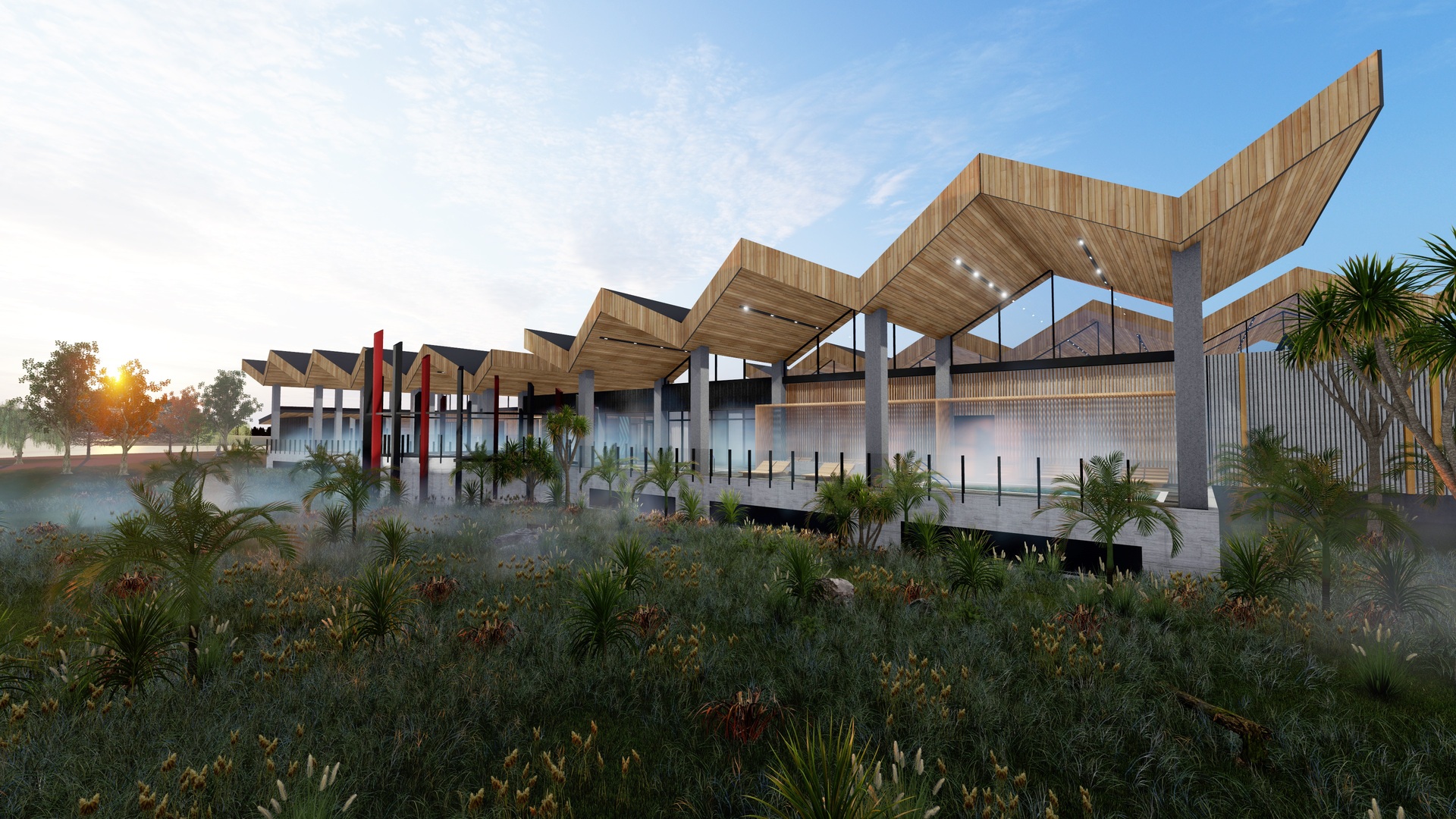 The biggest consent issued last year was nearly $29m for the new Wai Ariki Hot Springs and Spa on Whakaue St. Photo / Supplied