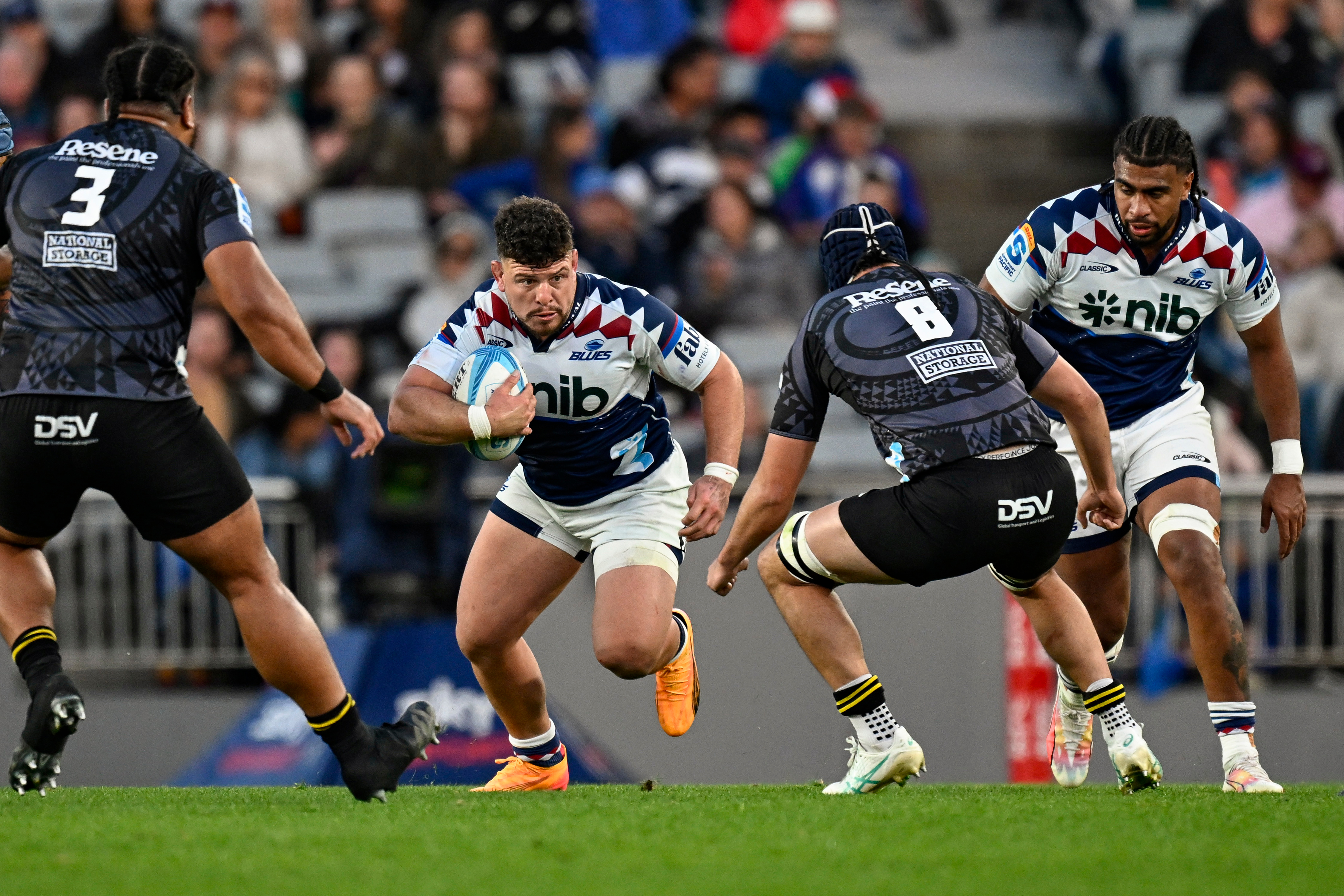 Ricky Riccitelli has been overlooked for both All Blacks and All Blacks XV squads after strong Super Rugby Pacific and NPC campaigns. Photo / Photosport
