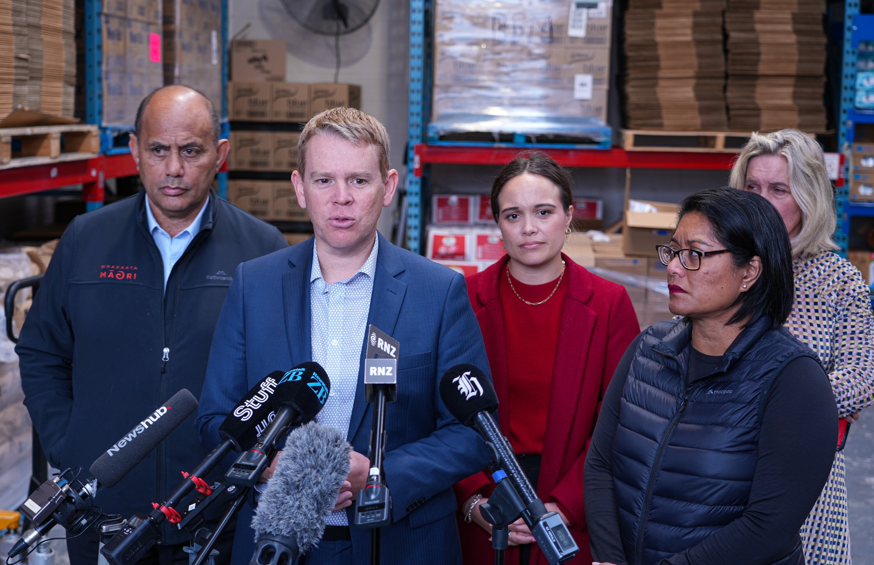 Labour leader Chris Hipkins. His party voted today to take forward work on a capital gains or wealth tax. Photo / NZME