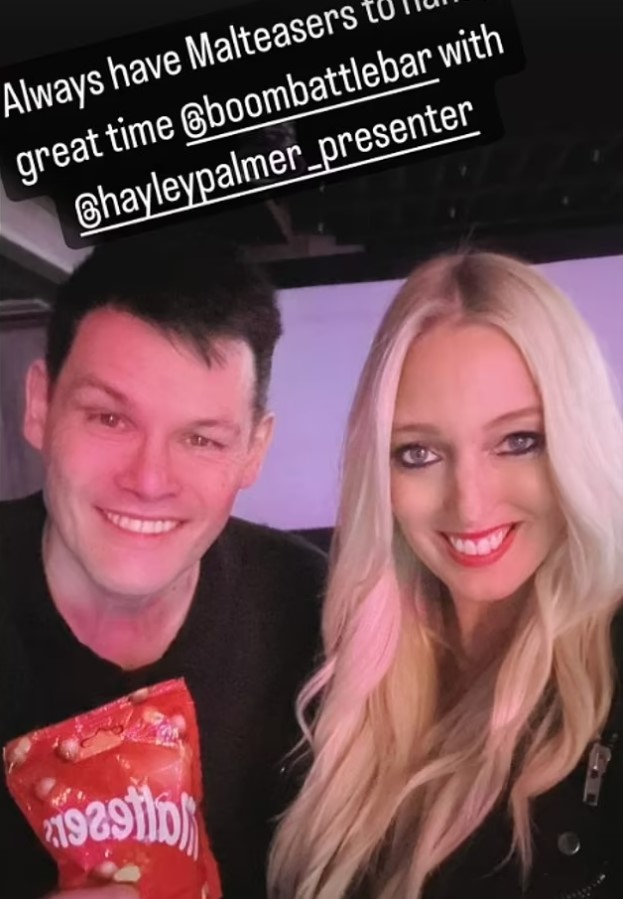 Mark Labbett has reportedly found love with TV presenter Hayley Palmer. Photo / Instagram