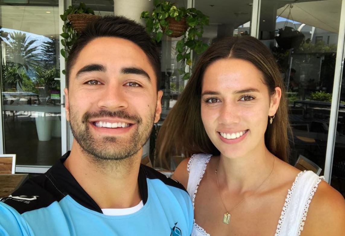 Shaun Johnson and Kayla Cullen. Photo / @kaylamalvinacullen