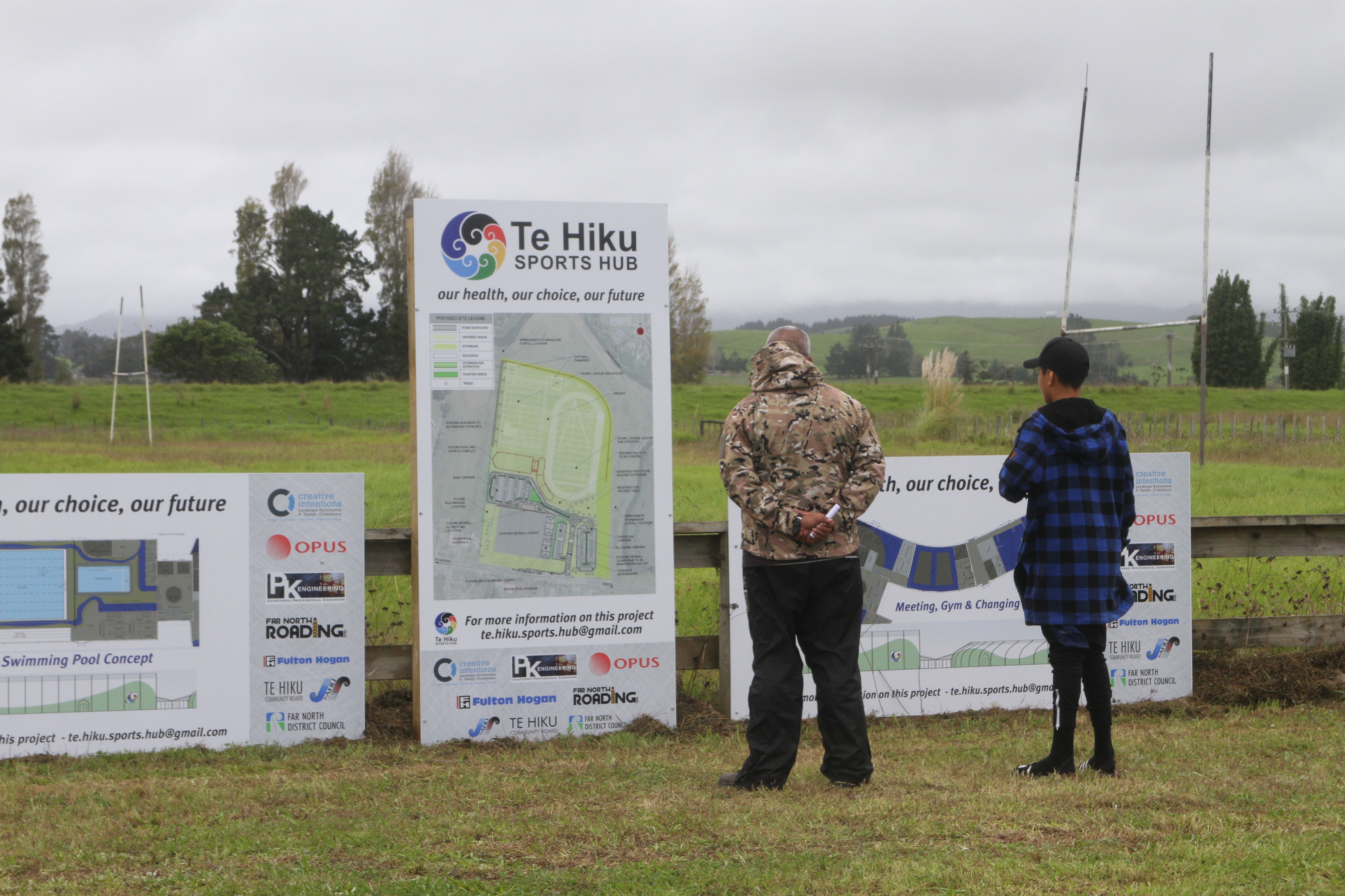 There isn't much to see at Moerua Park at the moment, but there soon will be.