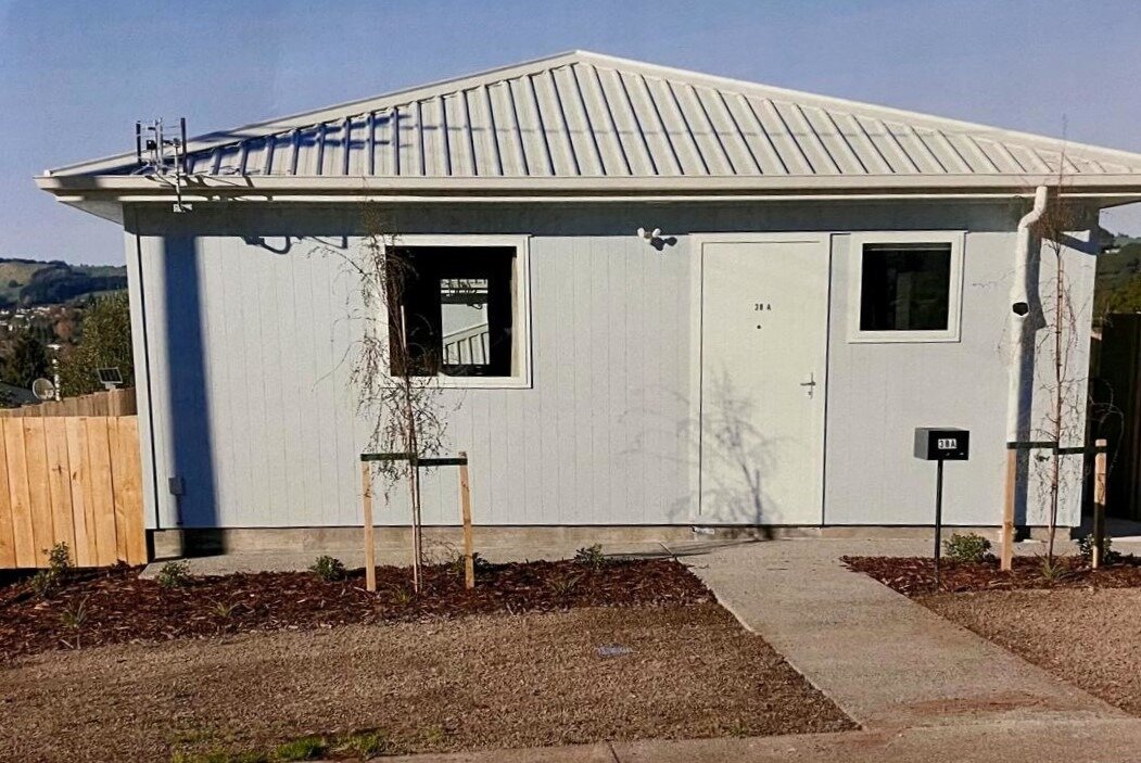 A new social-housing model in Rotorua, July 2025. 