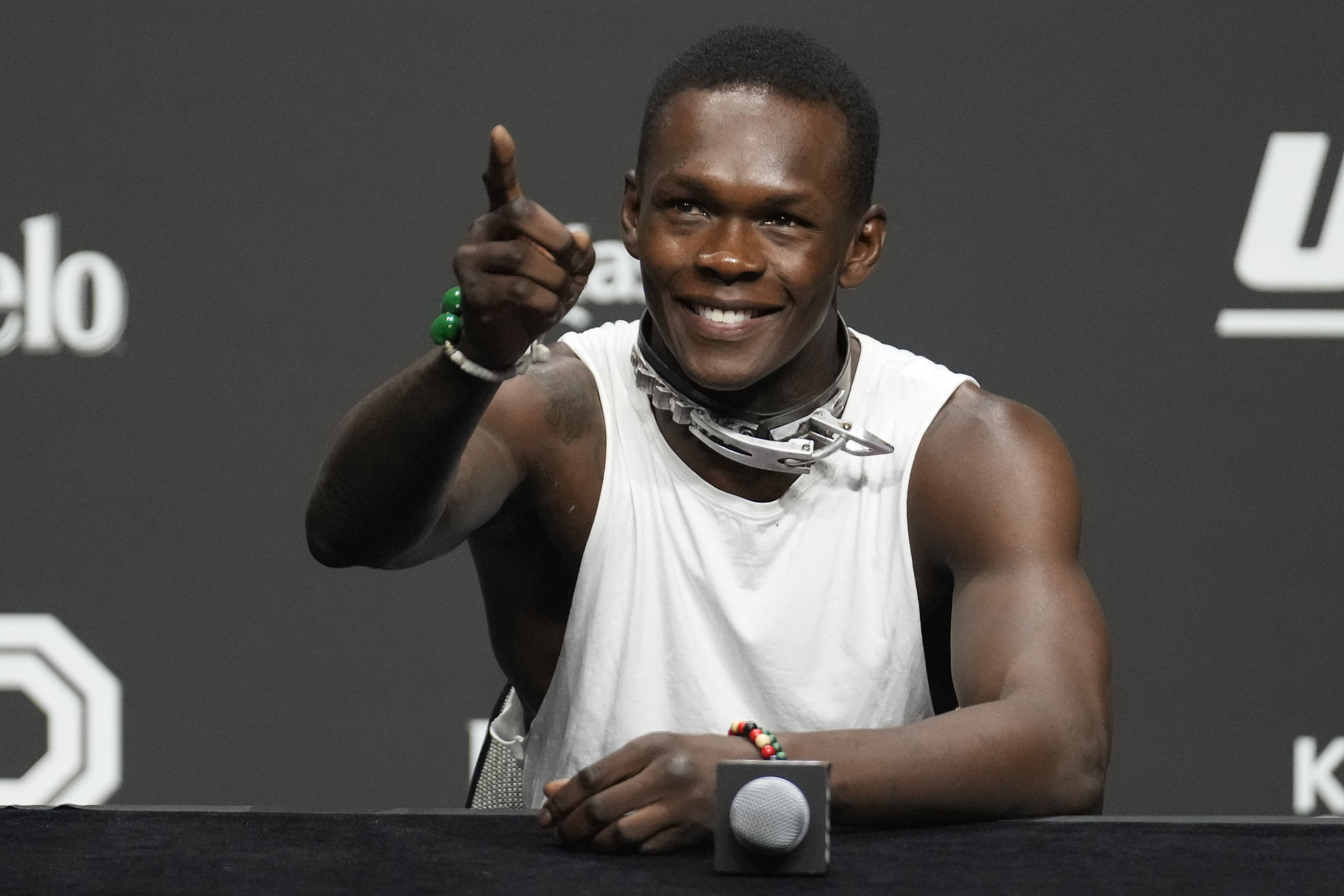 UFC star Israel Adesanya has bought into popular Auckland eatery Broke Boy Tacos. Photo / Getty Images