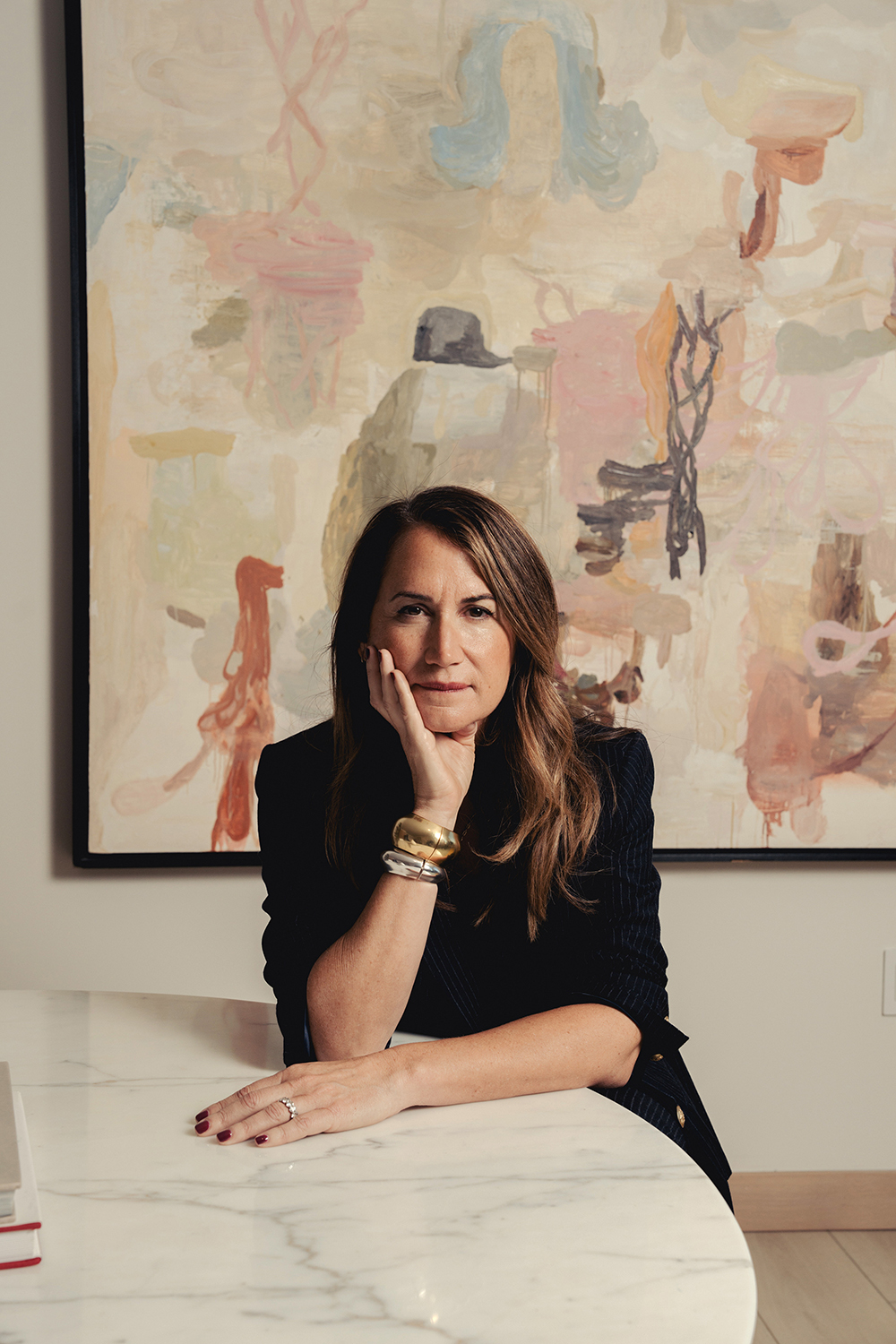 Libby Wadle, the J. Crew chief executive, at their offices in Lower Manhattan. Photo / Amir Hamja, The New York Times