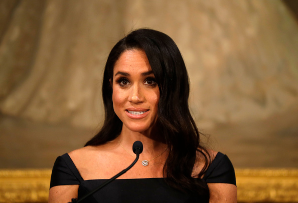 Meghan Markle wearing one of McCormack's pieces in Wellington. Photo / Getty Images