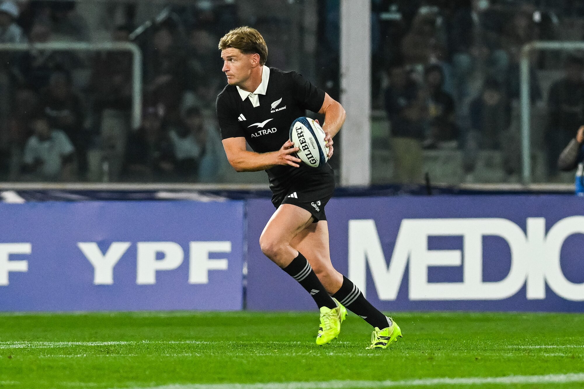 Jordie Barrett could have more value to the All Blacks in another role. Photo / Photosport
