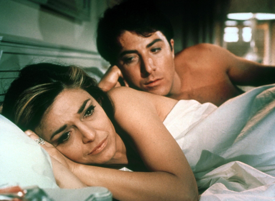 The Graduate, starring Dustin Hoffman and Anne Bancroft, used to be one of the few offerings that showed a woman pursuing a younger man. Photo / IMDb