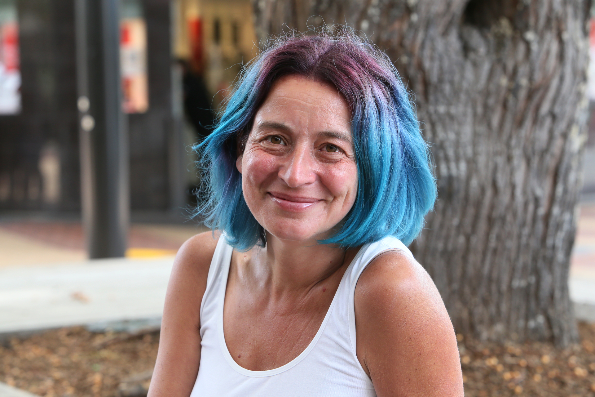 Sandra Moorhead used her vaccine pass twice on Friday morning. Photo / Tania Whyte