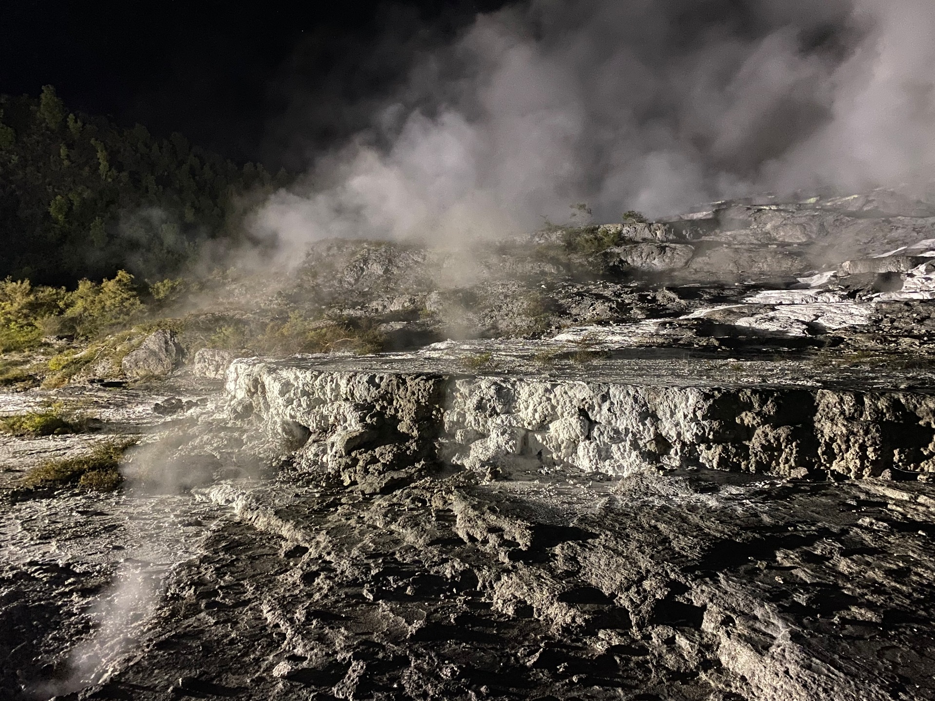 The Geyser By Night experience is a new attraction for Te Puia. Photo / Juliette Sivertsen