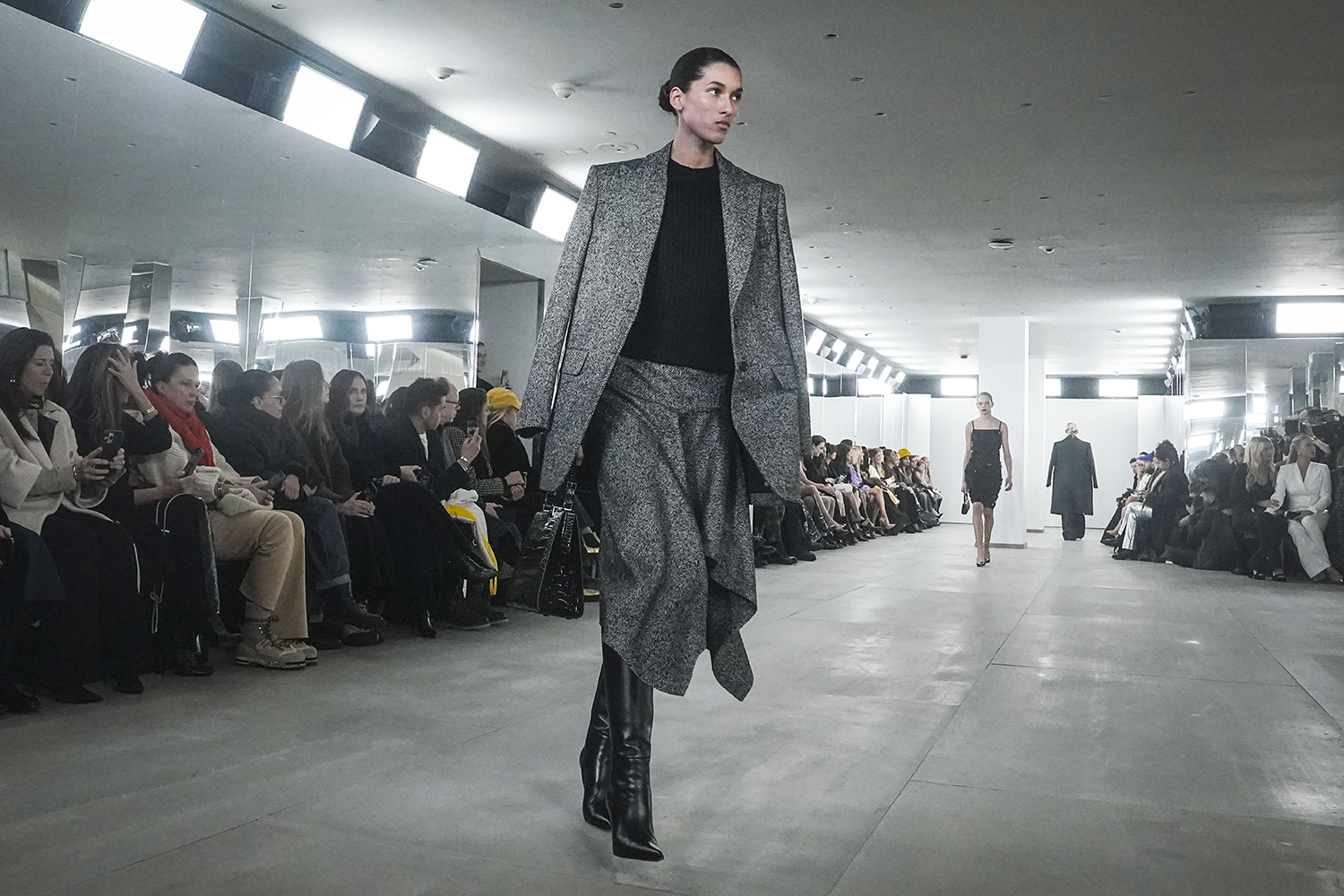 Michael Kors sported suits at New York Fashion Week. Photo / AP
