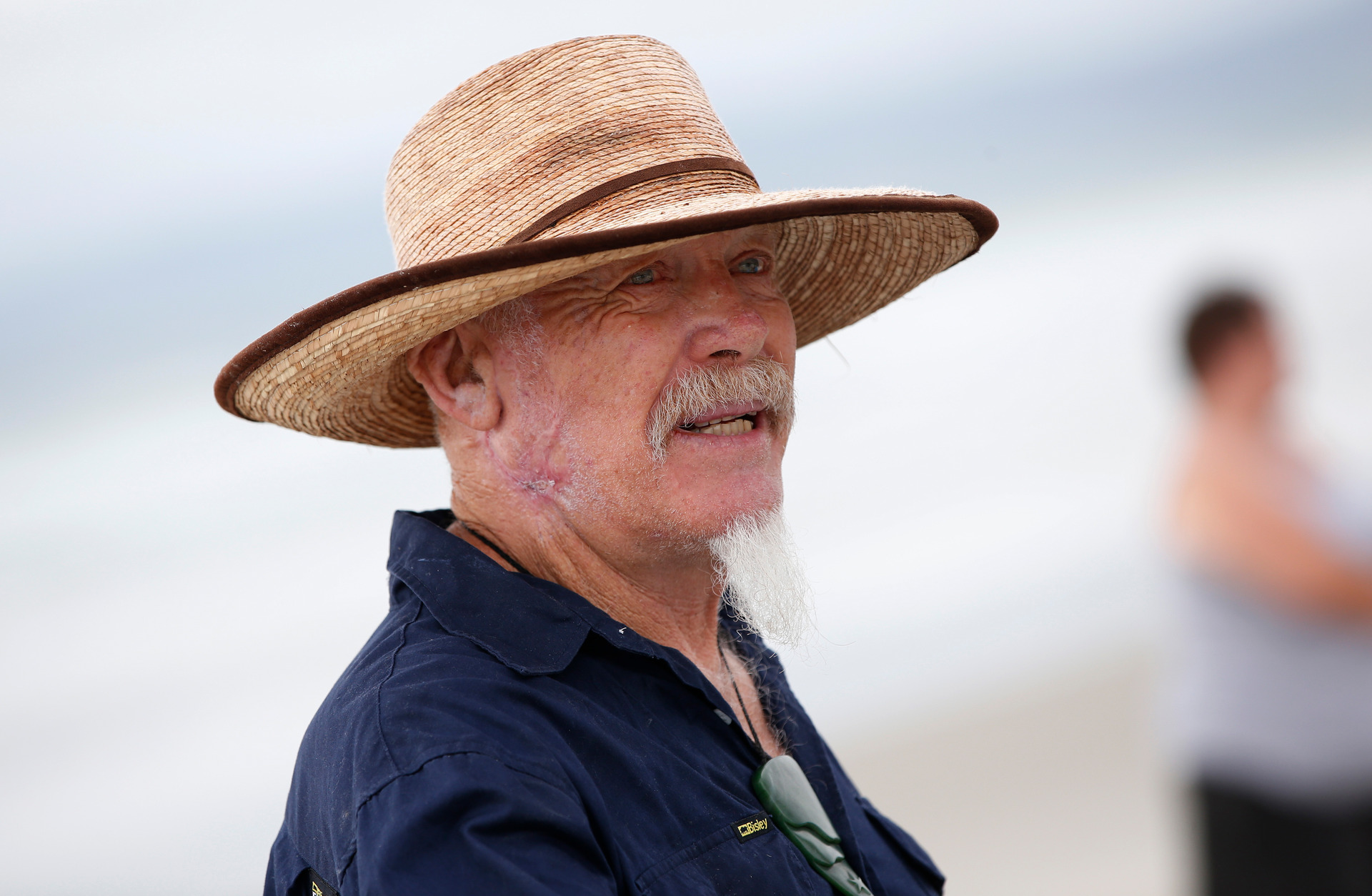 Gary Butt watches all the action at the annual Ruakākā Surf Day. 