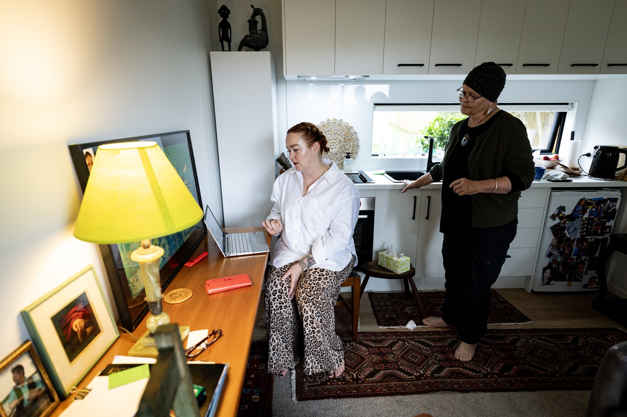 Morgan Lee and her mother Rachael Feather feel the Auckland Anniversary floods recovery programme has failed them. Photo / Dean Purcell