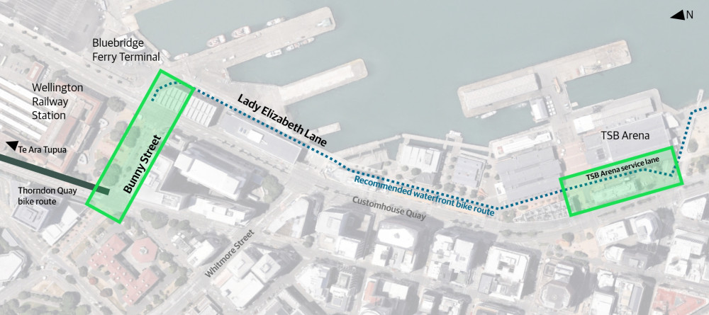 The cycleway was pitched as fixing a key missing link in the city's bike network programme. Photo / WCC