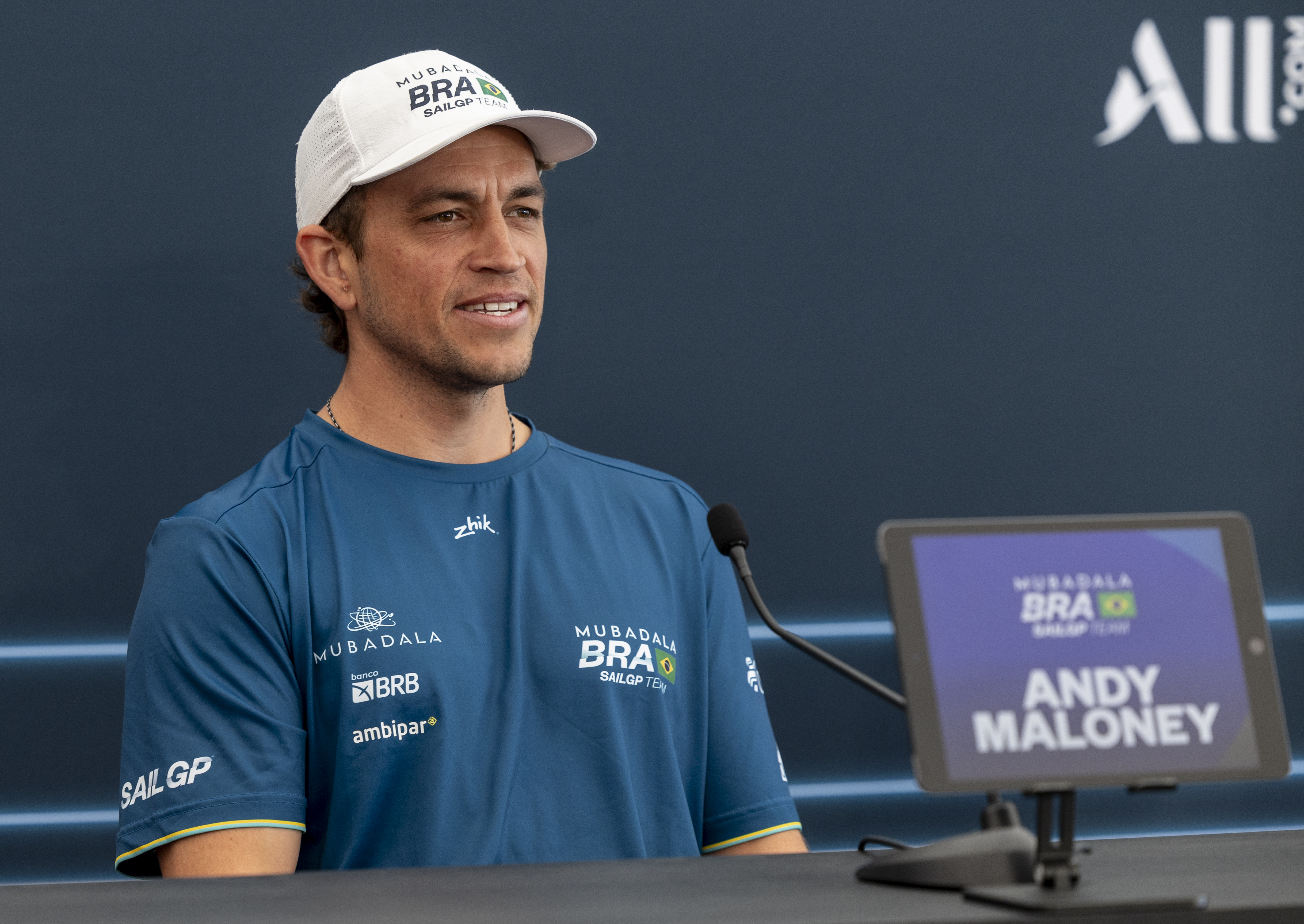 Andy Maloney joined the Brazil SailGP Team for season five after three campaigns with New Zealand's Black Foils. Photo / Brett Phibbs, SailGP